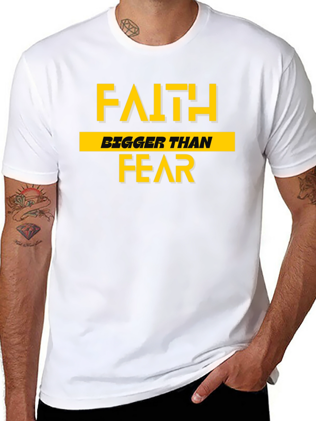 Faith Bigger Than Fear Graphic Tee