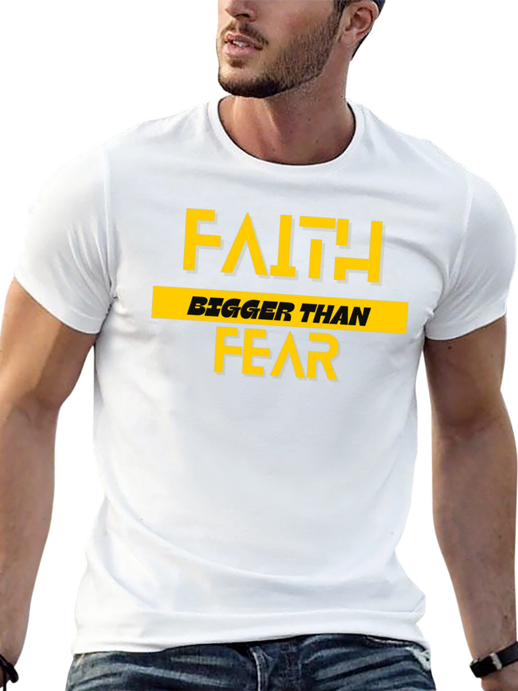 Faith Bigger Than Fear Graphic Tee