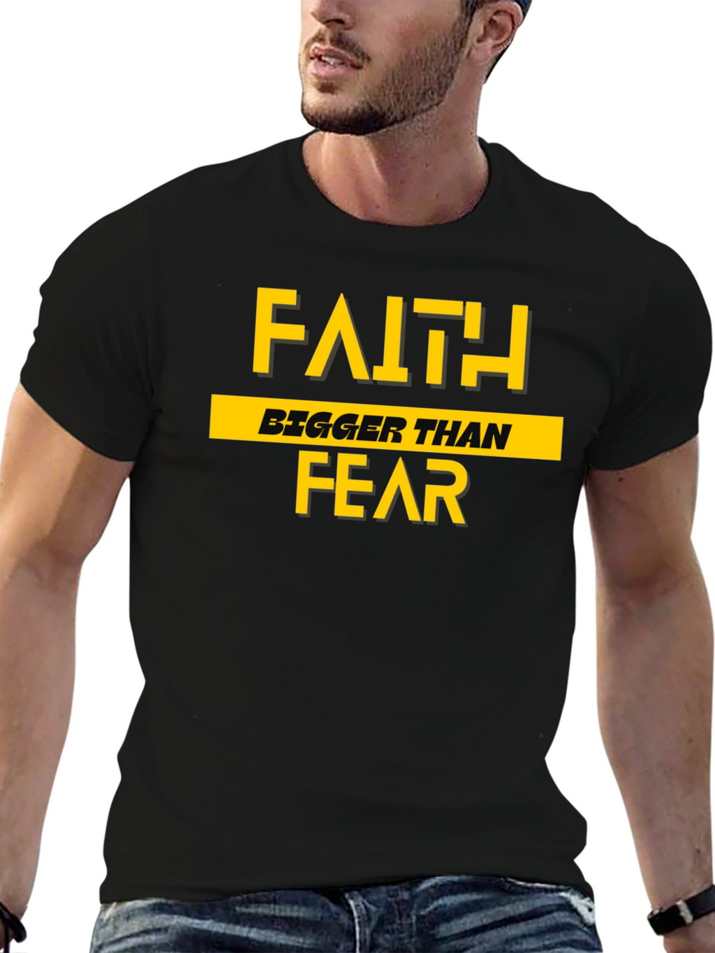 Faith Bigger Than Fear Graphic Tee