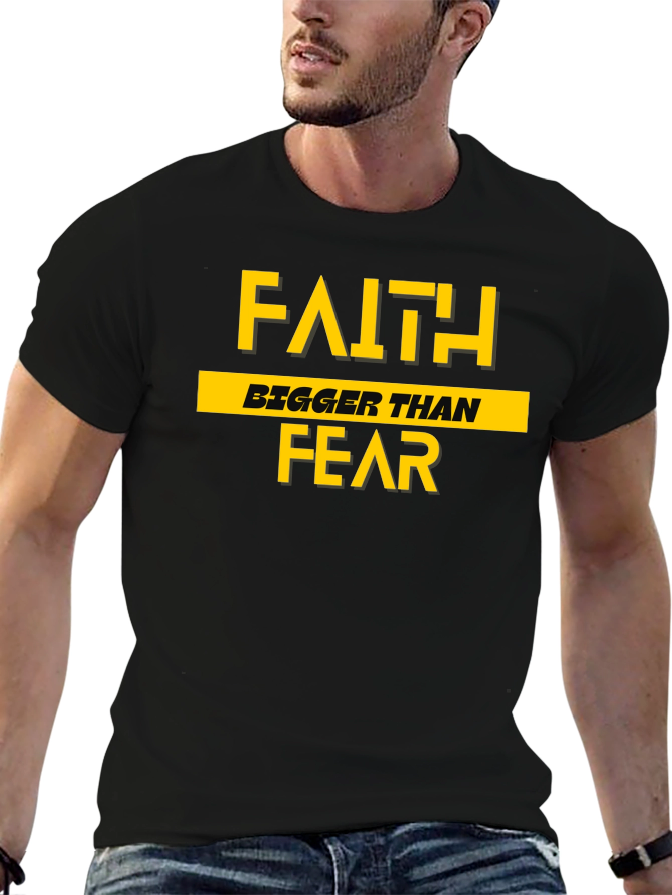 Faith Bigger Than Fear Graphic Tee