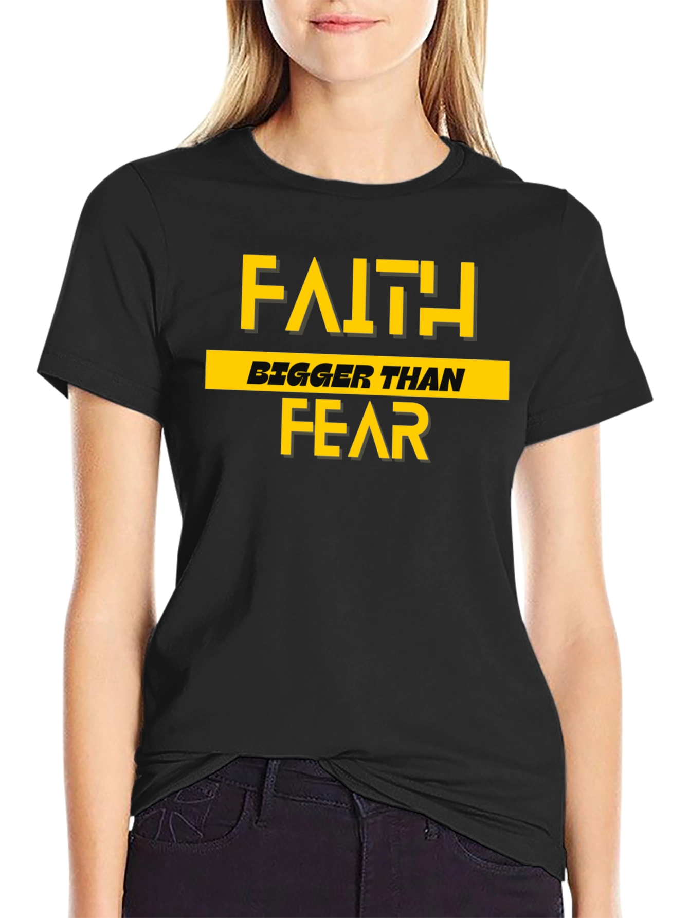 Faith Bigger Than Fear Graphic Tee