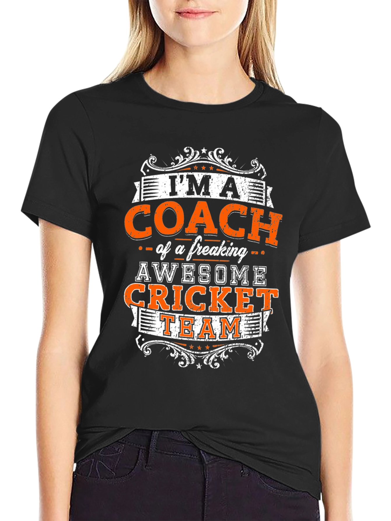 Cricket Coach T-Shirt - Awesome Team Tee