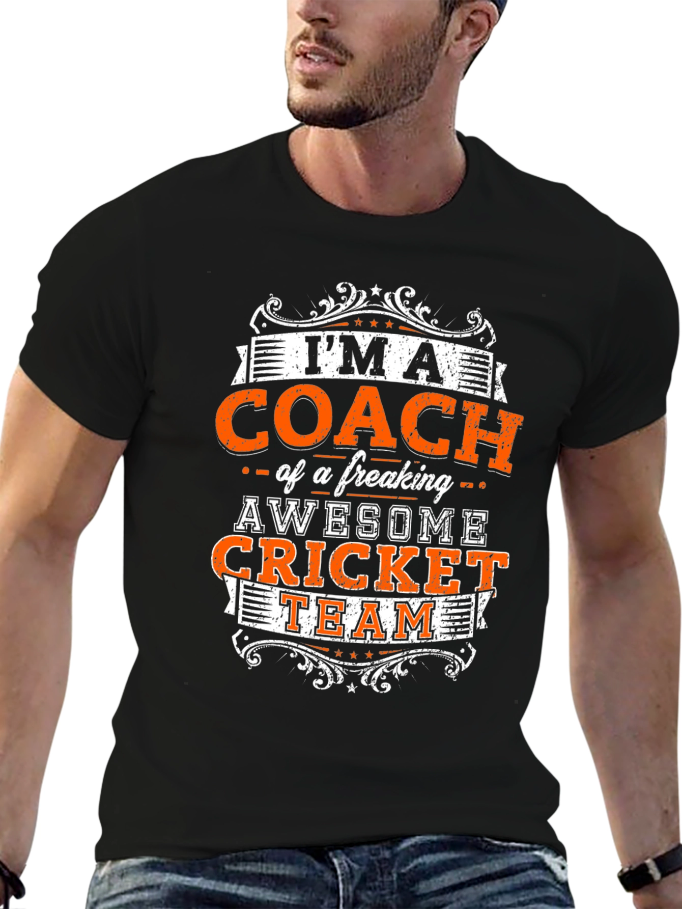 Cricket Coach T-Shirt - Awesome Team Tee