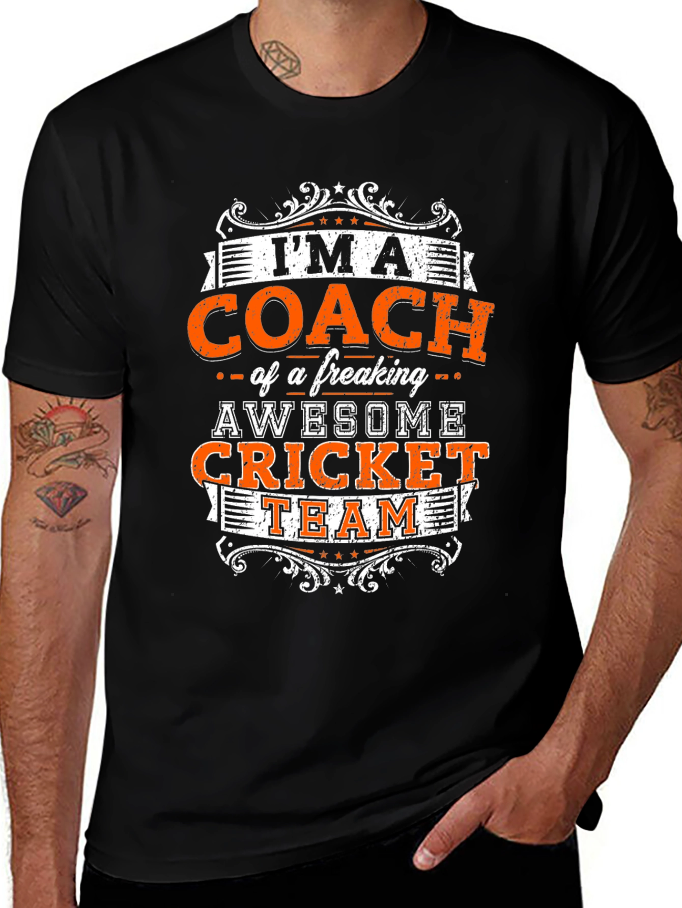Cricket Coach T-Shirt - Awesome Team Tee