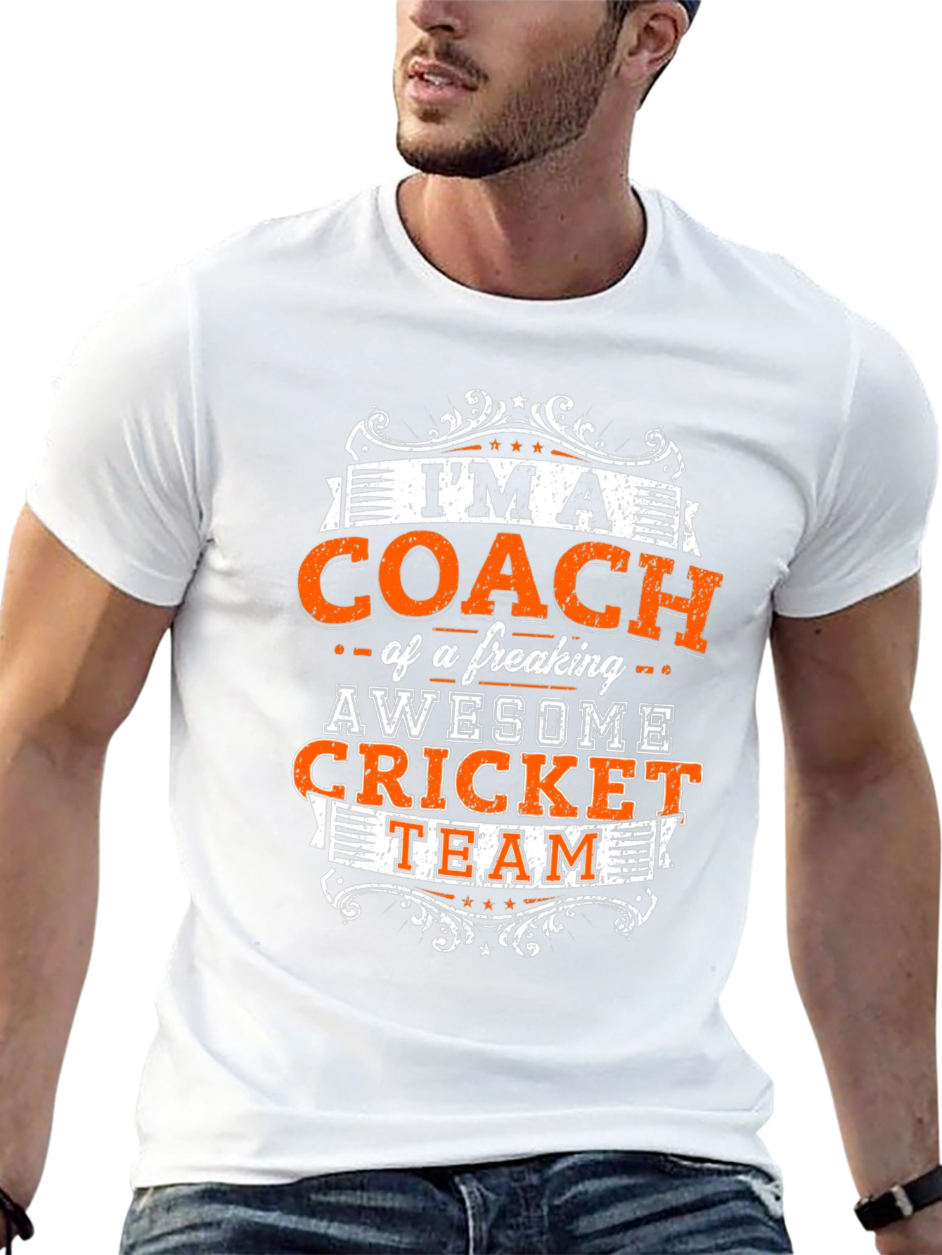 Cricket Coach T-Shirt - Awesome Team Tee