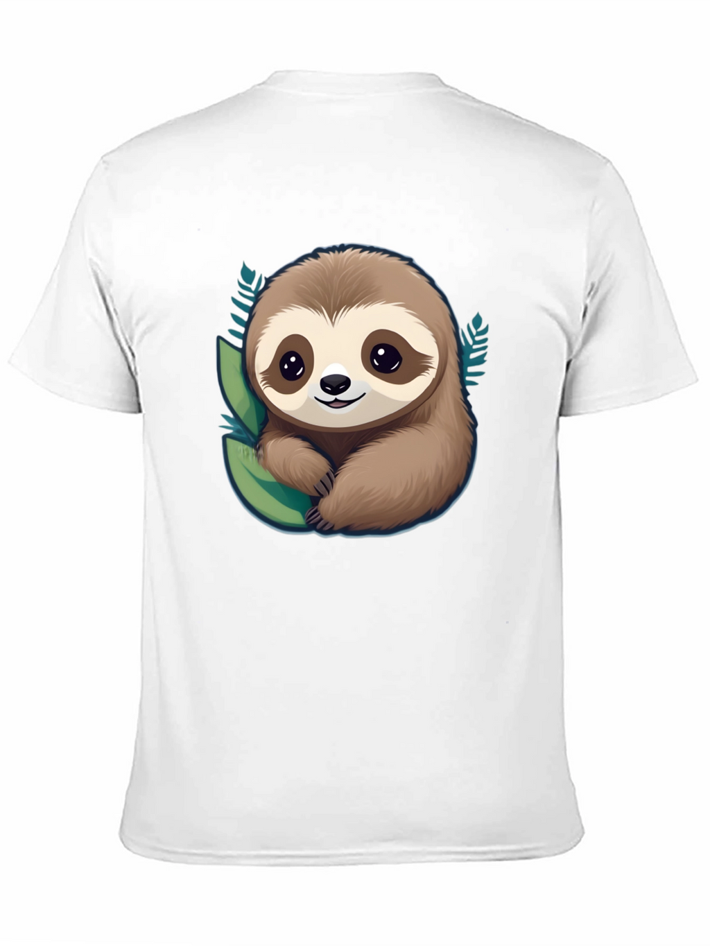 Cute Sloth Graphic Tee - Relaxed Fit
