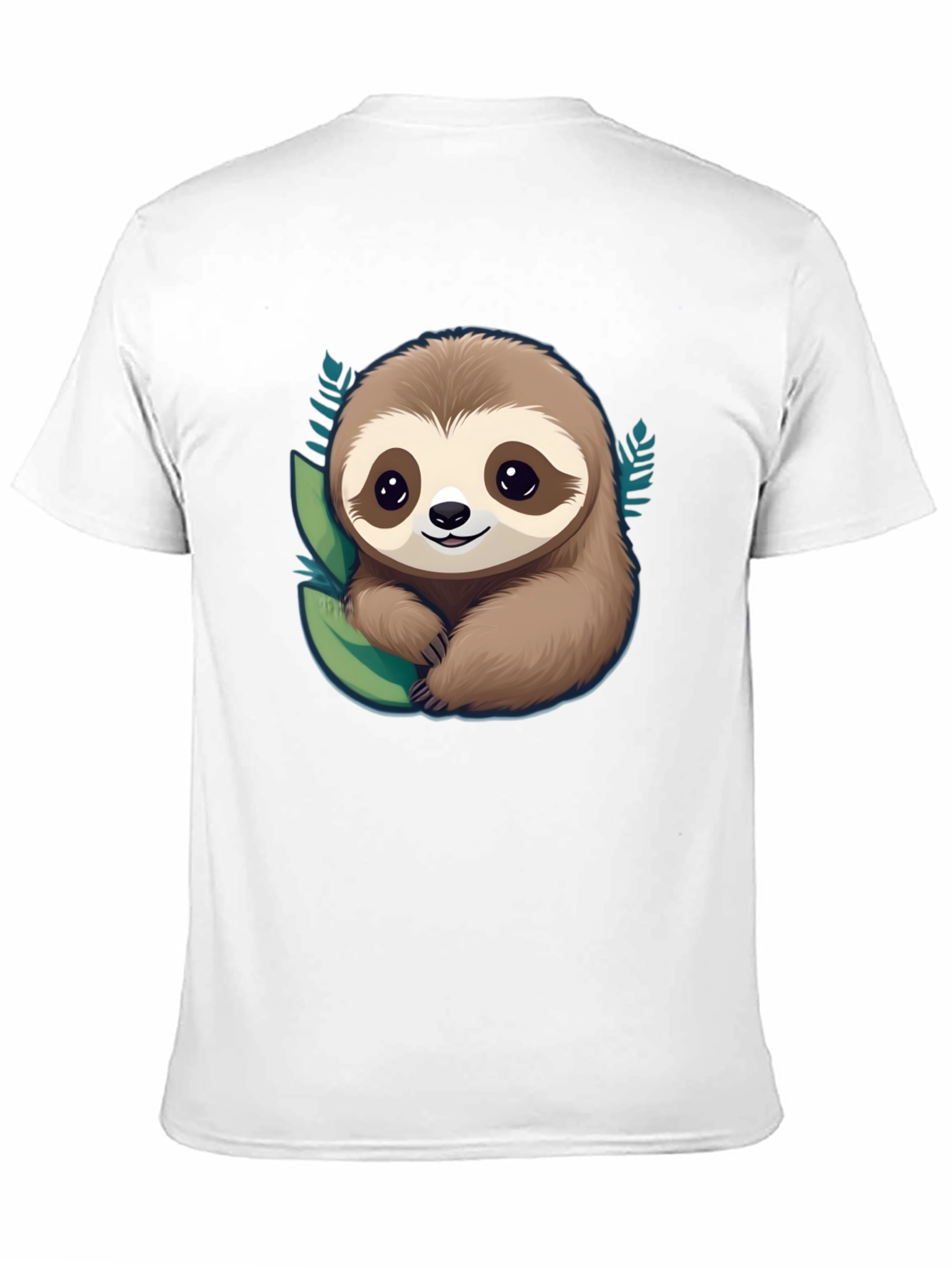 Cute Sloth Graphic Tee - Relaxed Fit