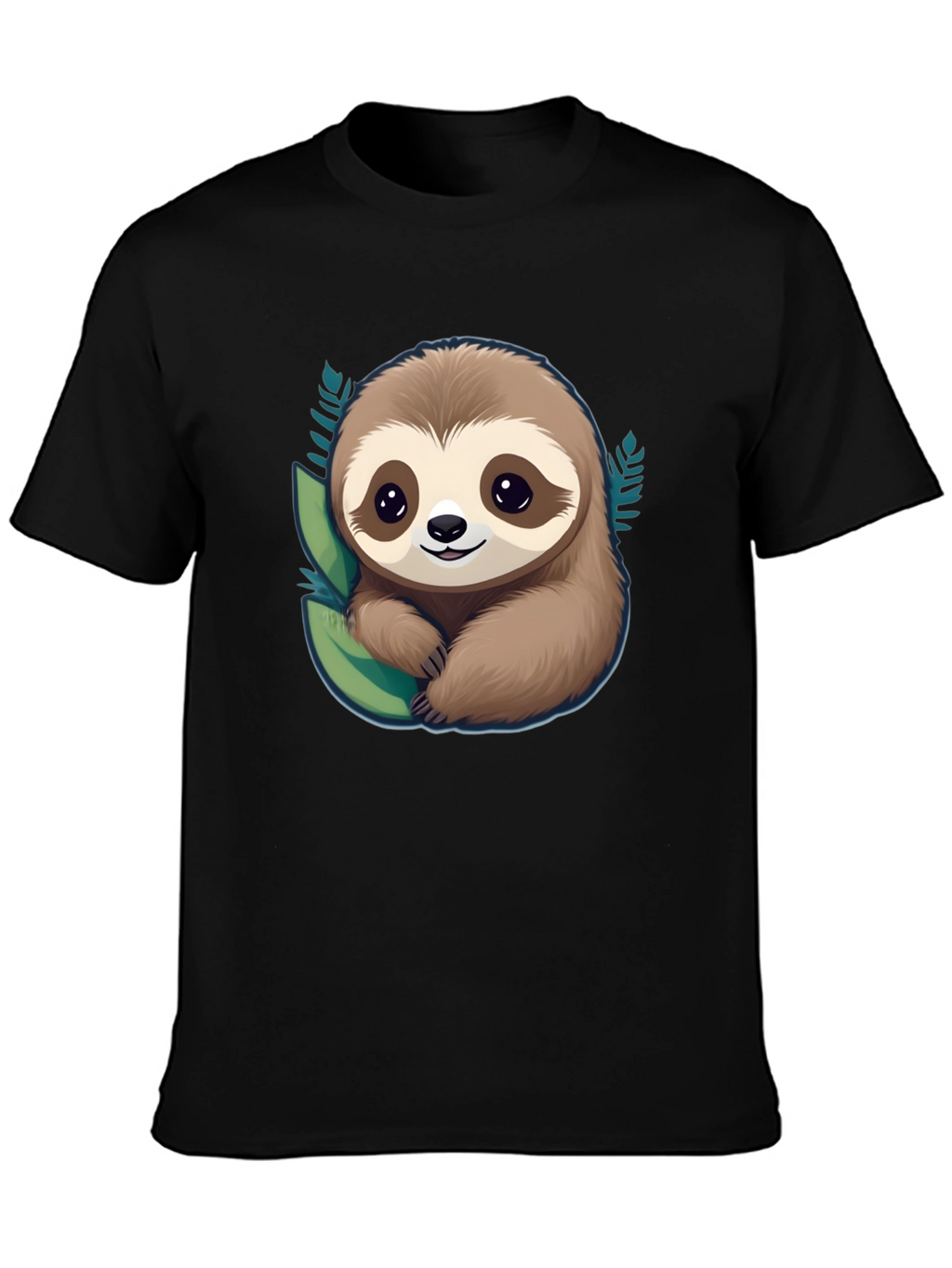 Cute Sloth Graphic Tee - Relaxed Fit