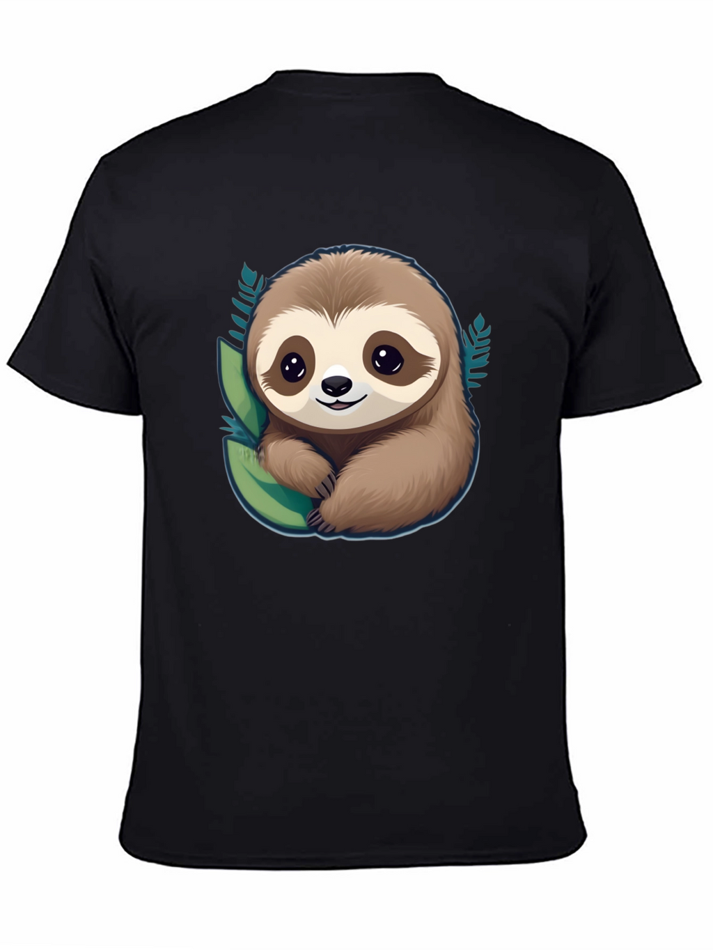 Cute Sloth Graphic Tee - Relaxed Fit