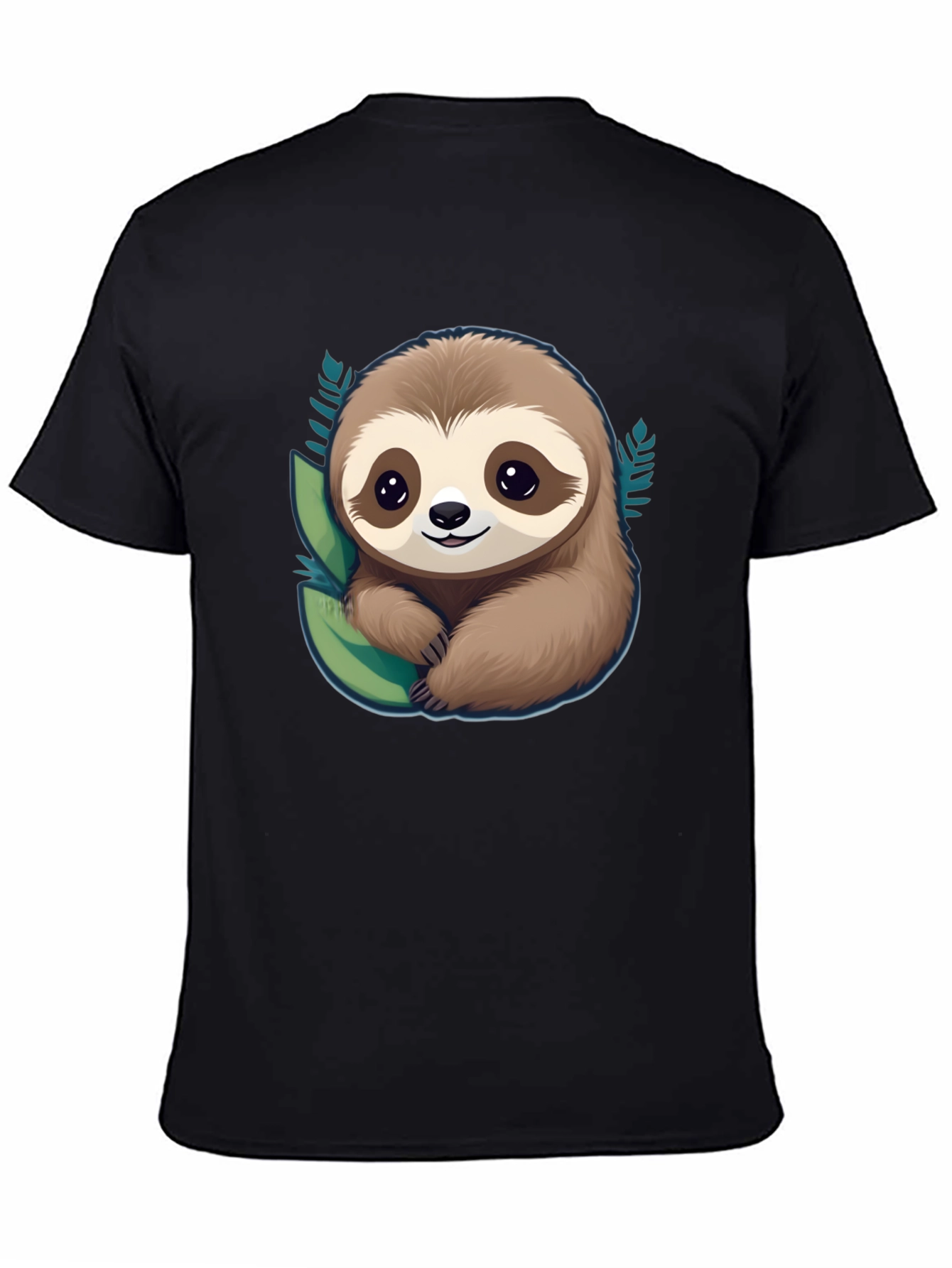 Cute Sloth Graphic Tee - Relaxed Fit