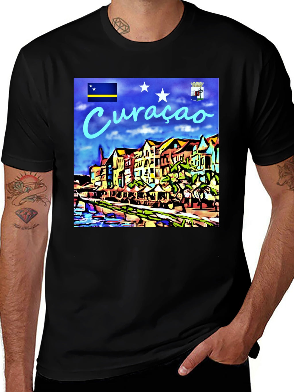 Curacao Graphic T-Shirt - Island Vibes