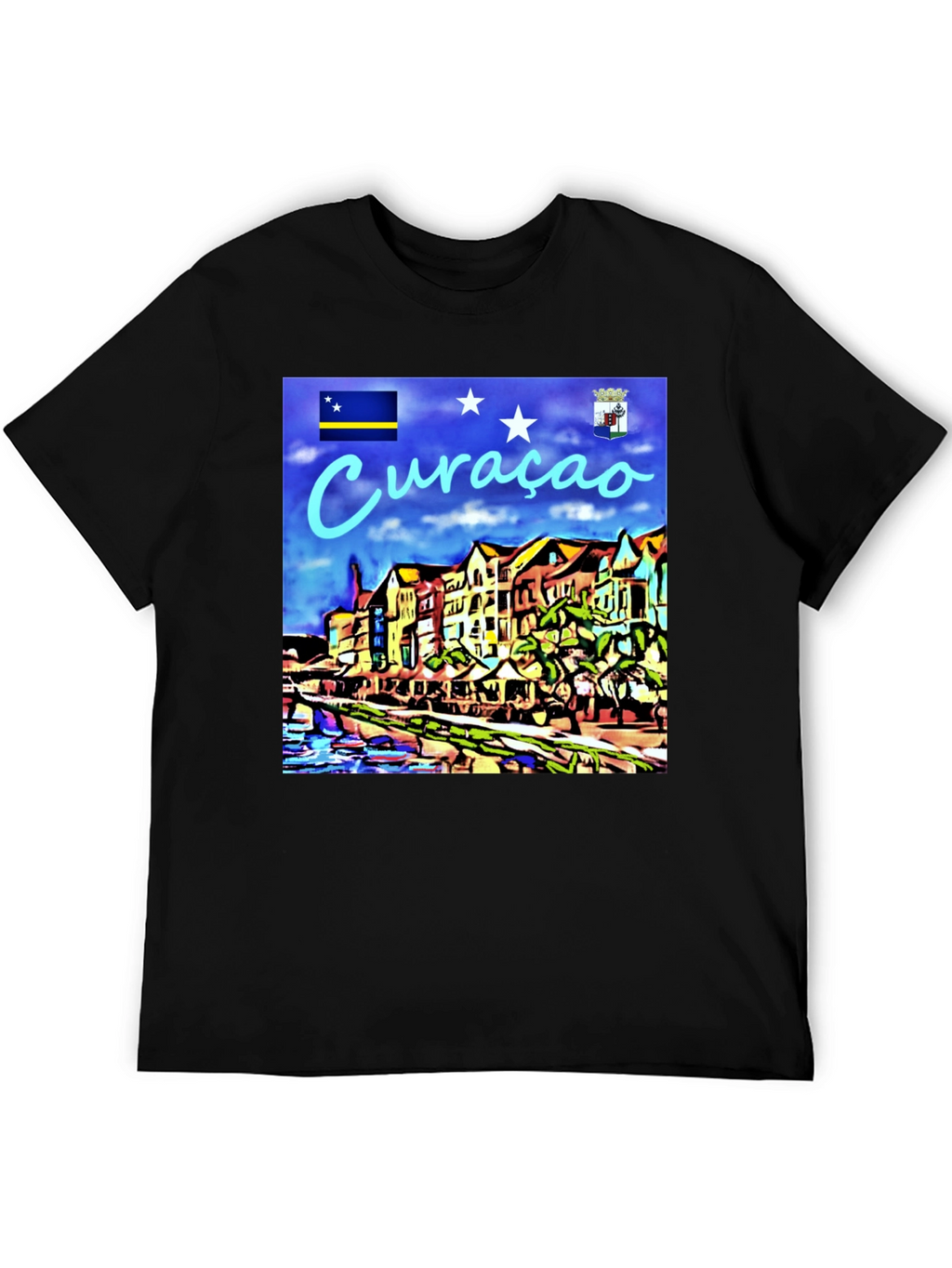 Curacao Graphic T-Shirt - Island Vibes