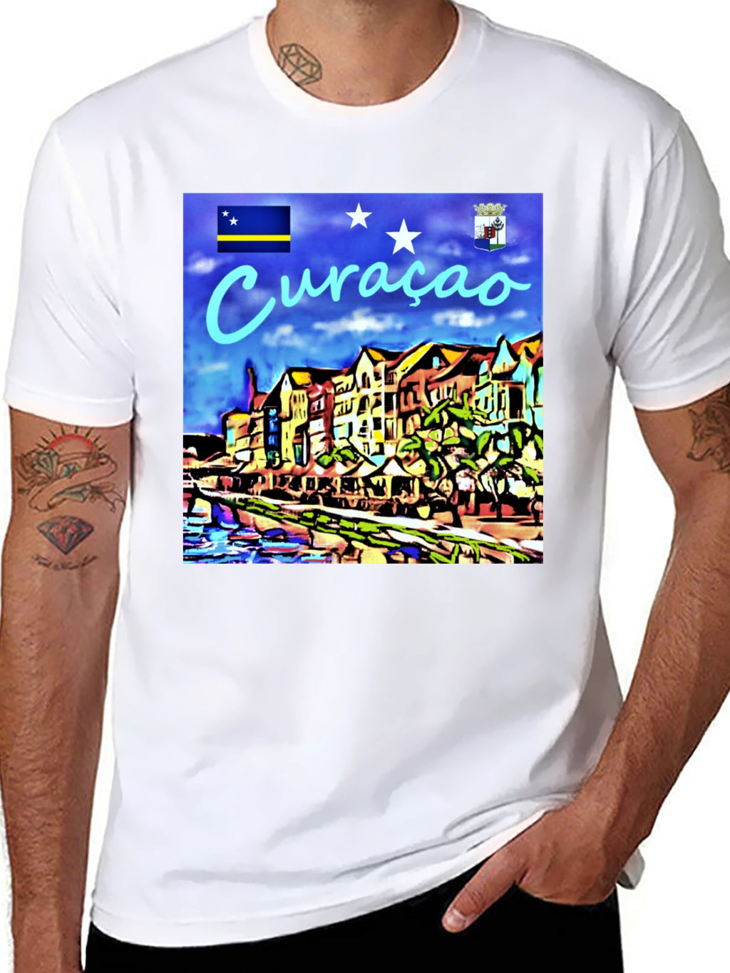 Curacao Graphic T-Shirt - Island Vibes