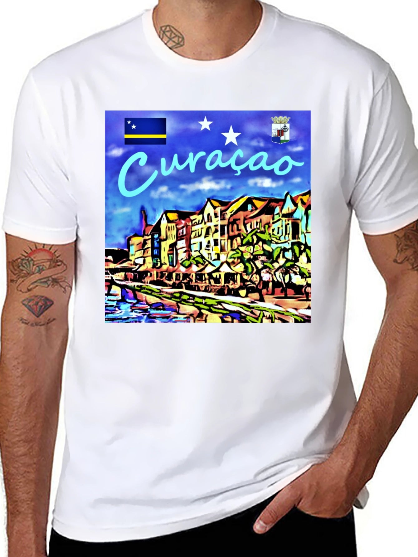 Curacao Graphic T-Shirt - Island Vibes
