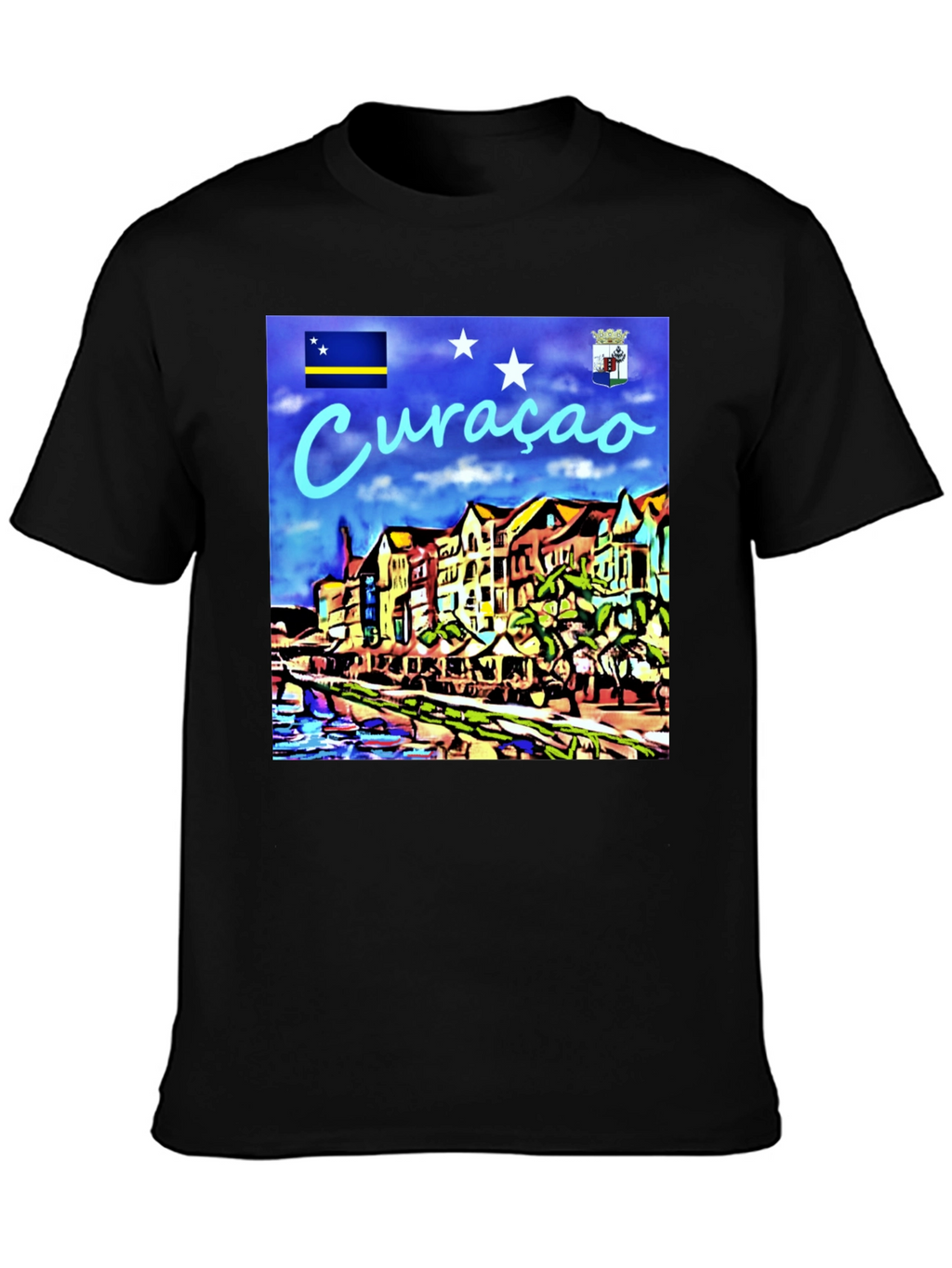 Curacao Graphic T-Shirt - Island Vibes