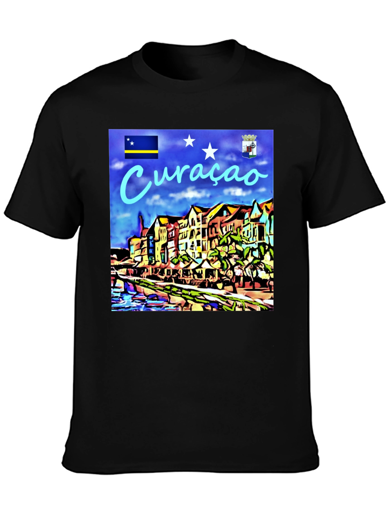 Curacao Graphic T-Shirt - Island Vibes
