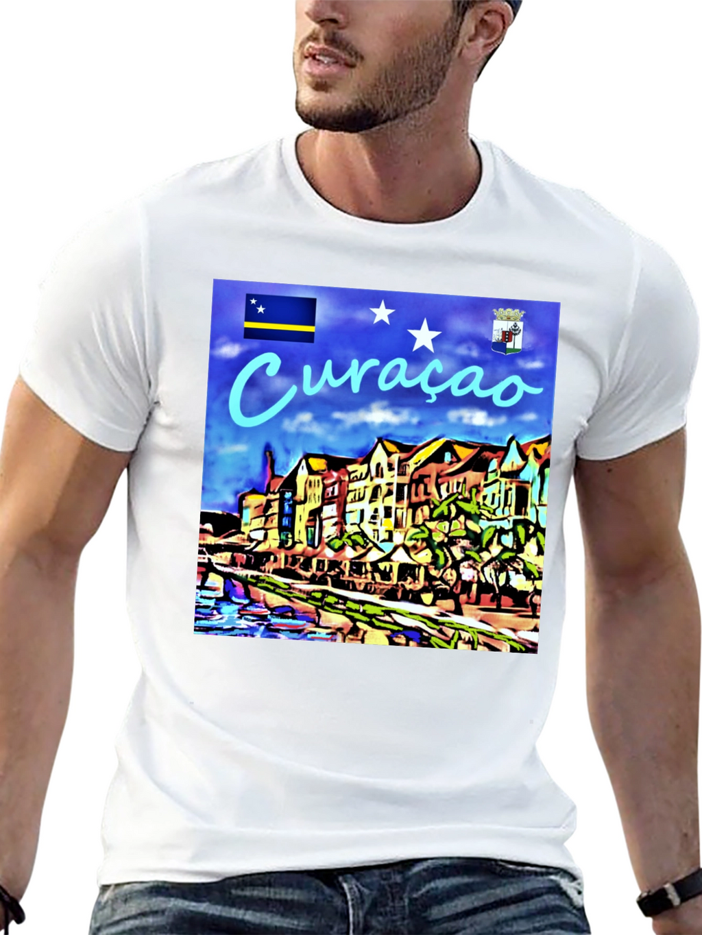 Curacao Graphic T-Shirt - Island Vibes