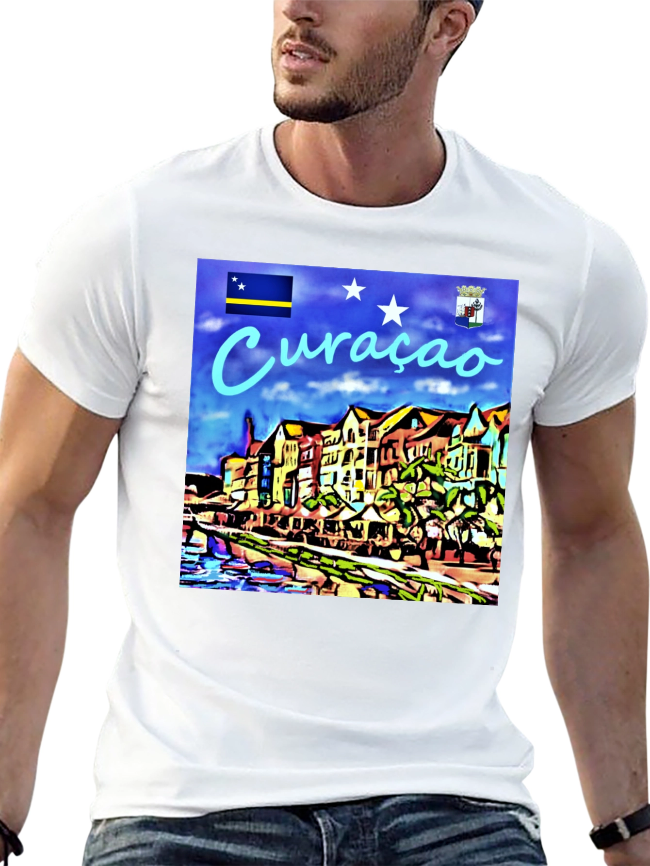 Curacao Graphic T-Shirt - Island Vibes
