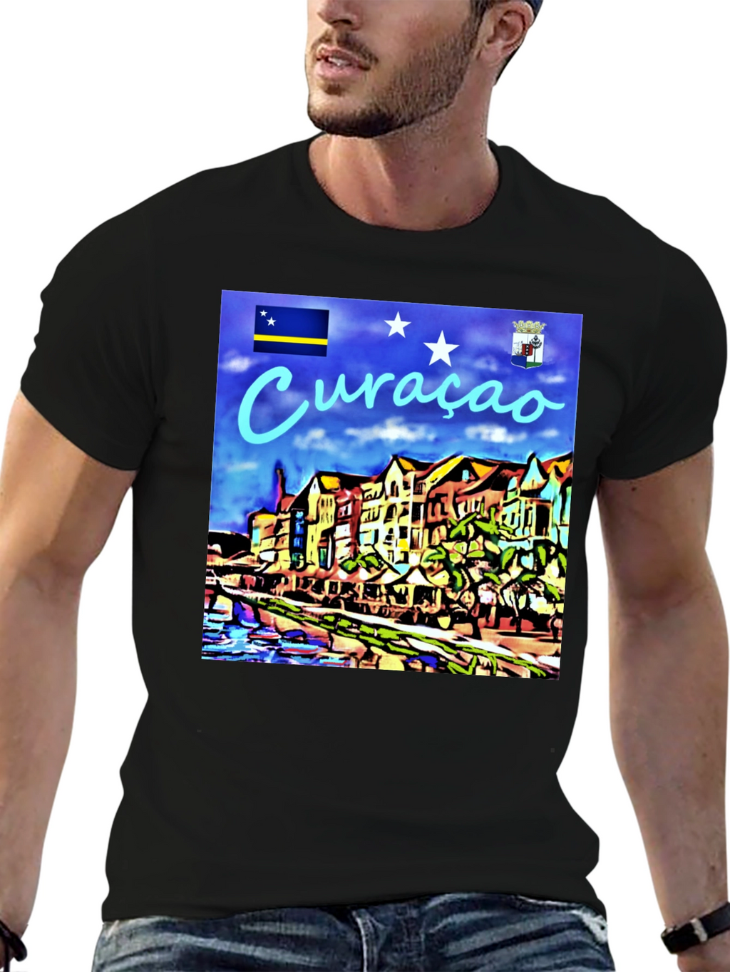 Curacao Graphic T-Shirt - Island Vibes