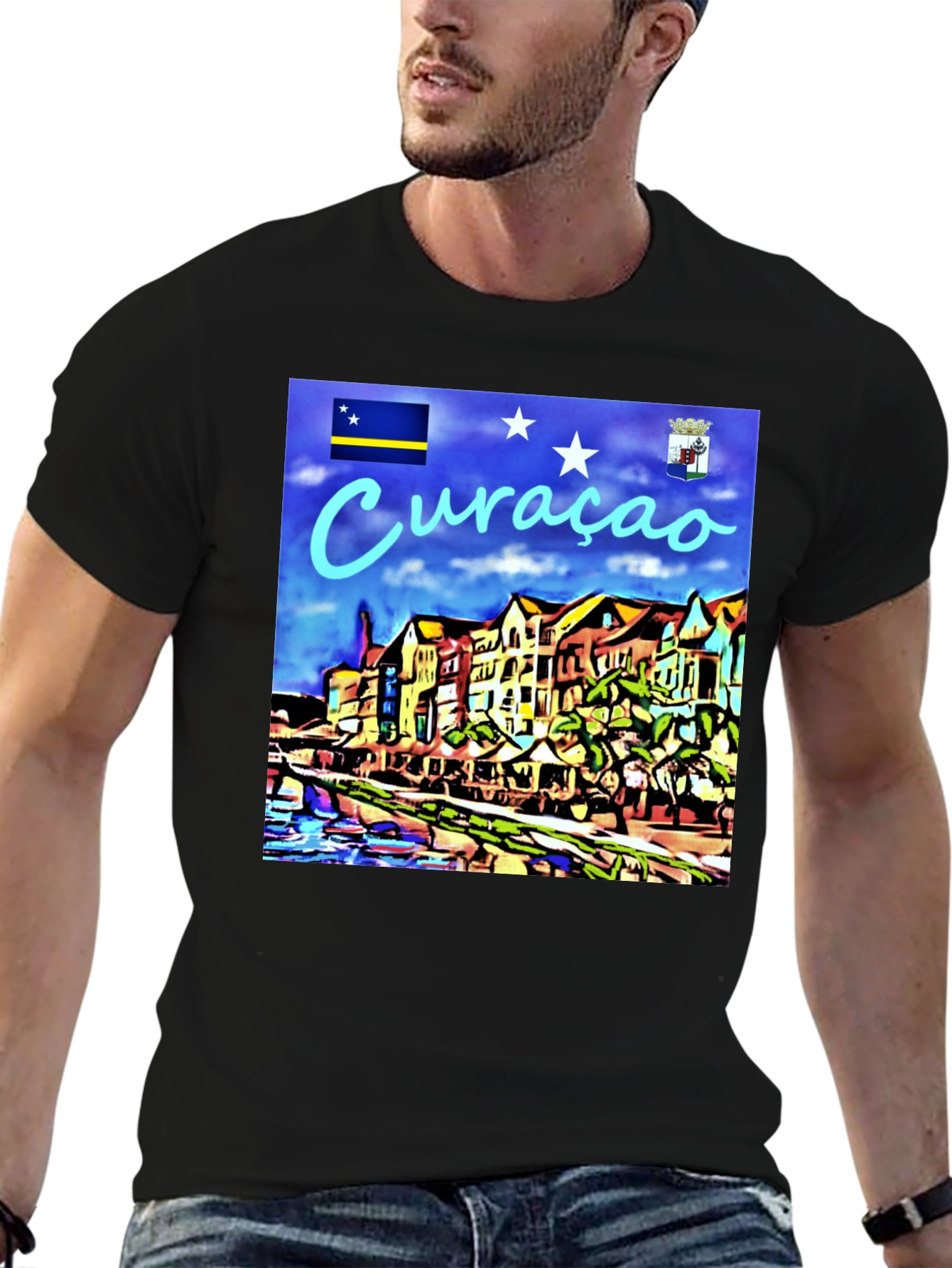 Curacao Graphic T-Shirt - Island Vibes