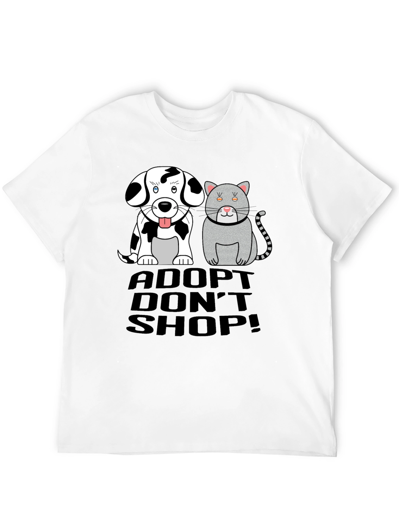 Adopt Dont Shop Pet Graphic Tee