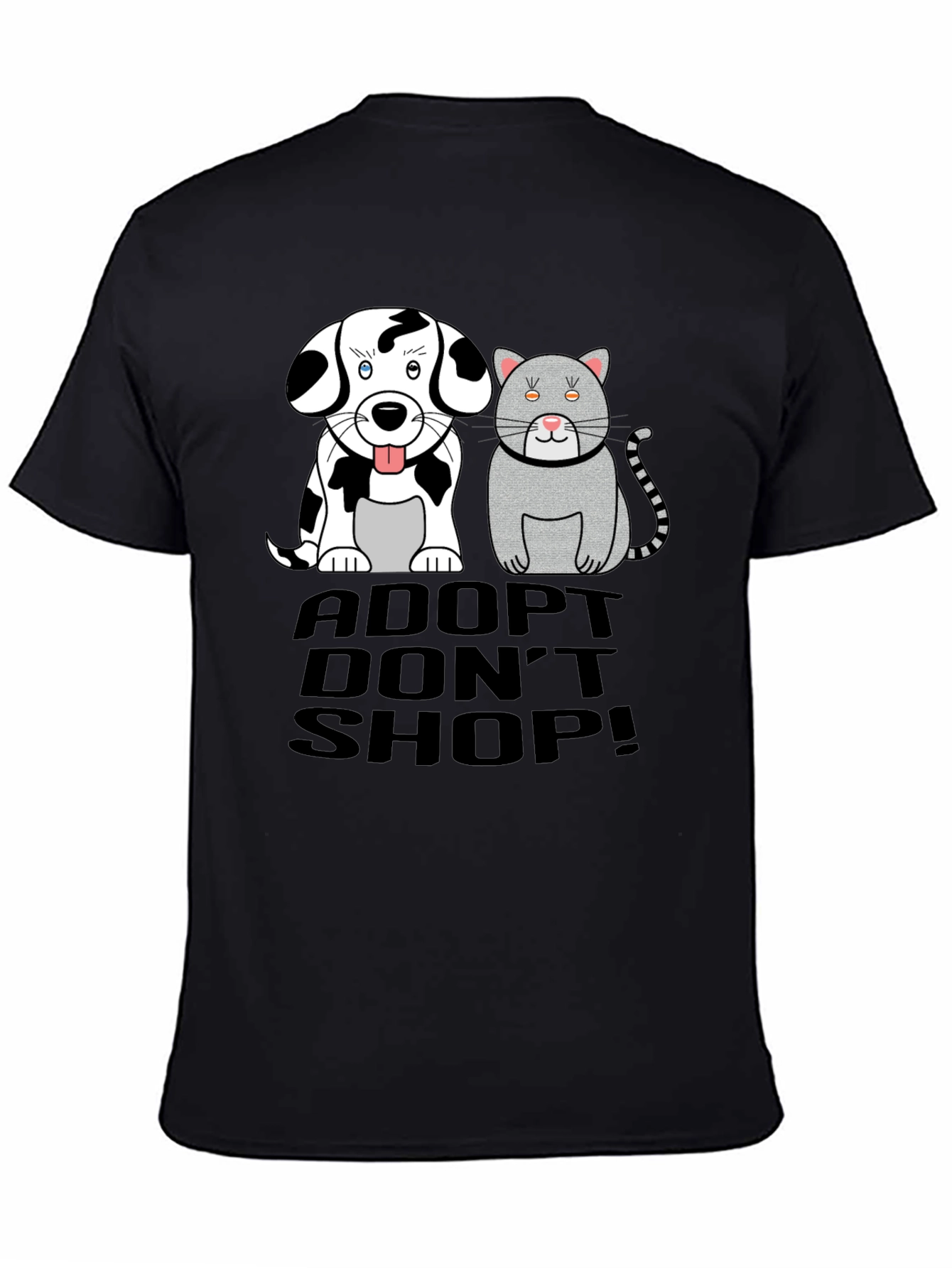 Adopt Dont Shop Pet Graphic Tee