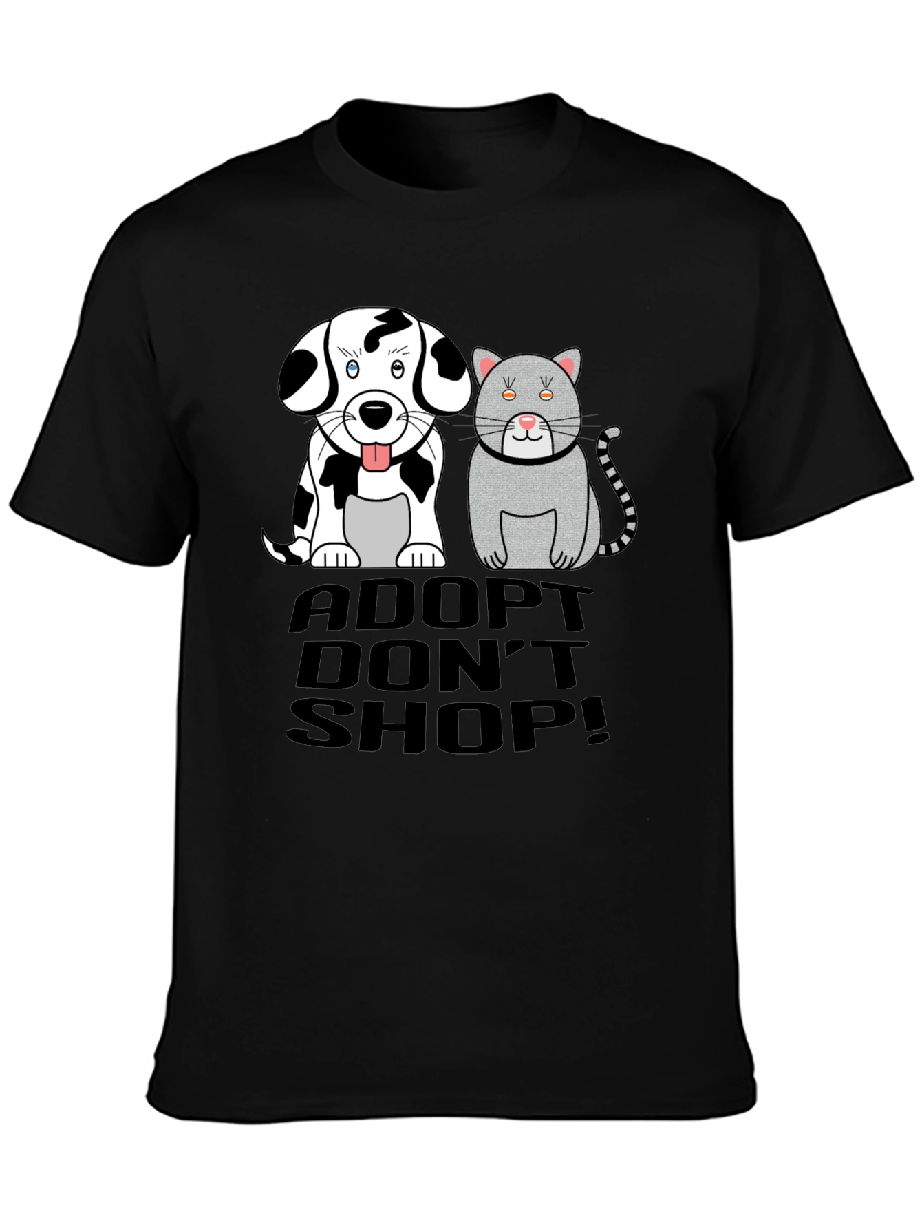 Adopt Dont Shop Pet Graphic Tee