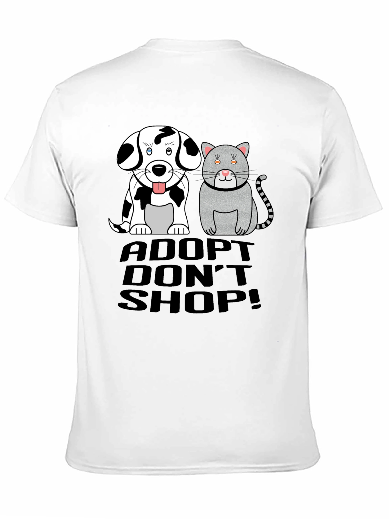 Adopt Dont Shop Pet Graphic Tee
