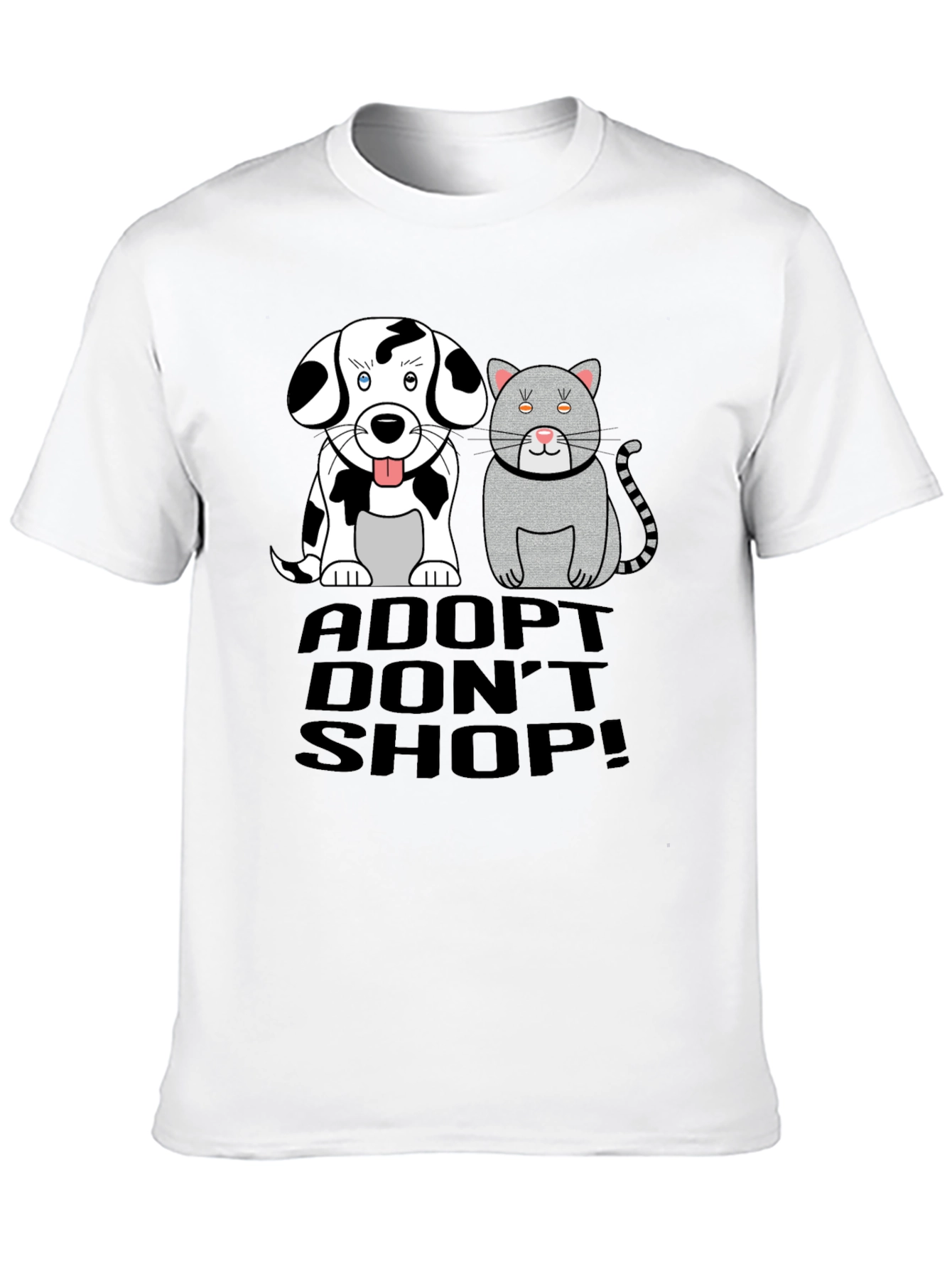 Adopt Dont Shop Pet Graphic Tee