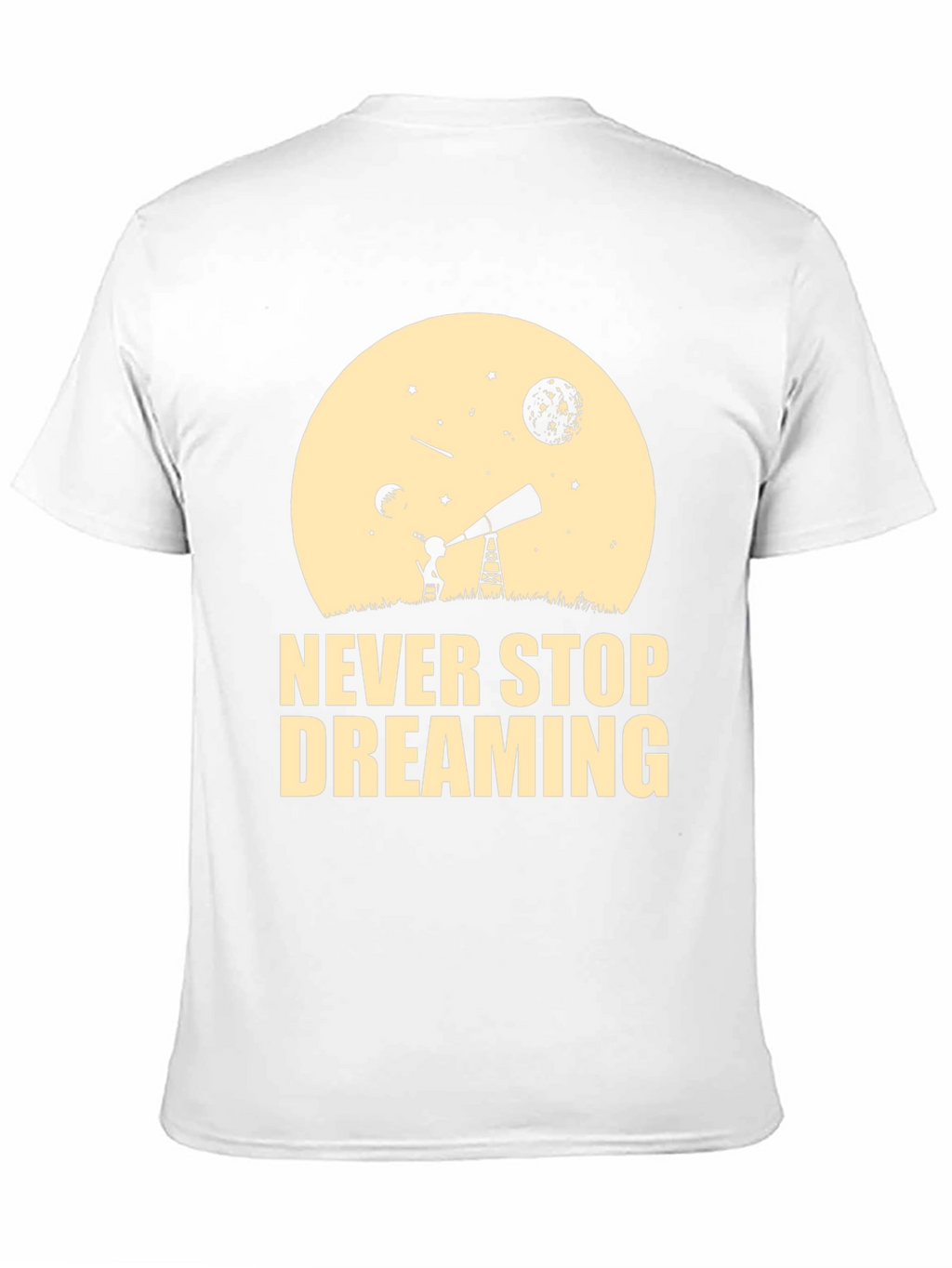 Dreaming T-Shirt - Black Cotton Inspirational Design