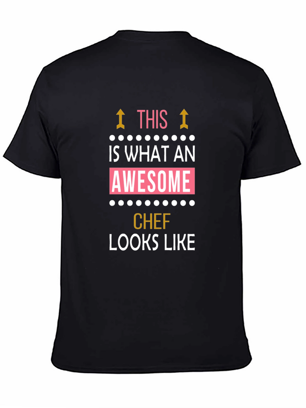 Awesome Chef Graphic Tee - Black T-Shirt