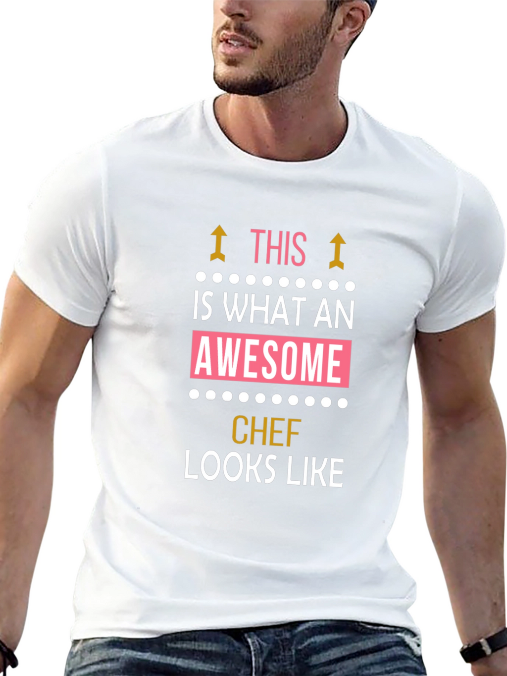 Awesome Chef Graphic Tee - Black T-Shirt