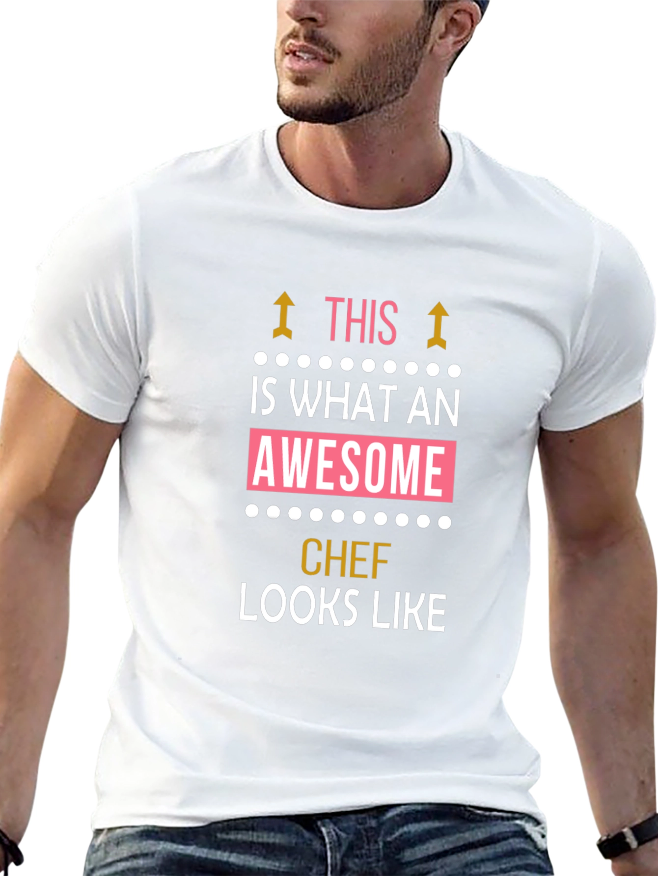 Awesome Chef Graphic Tee - Black T-Shirt