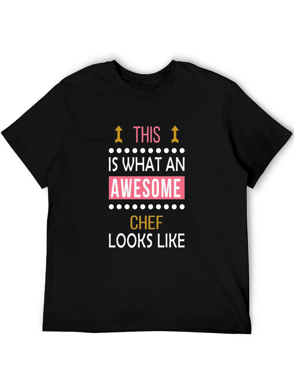 Awesome Chef Graphic Tee - Black T-Shirt