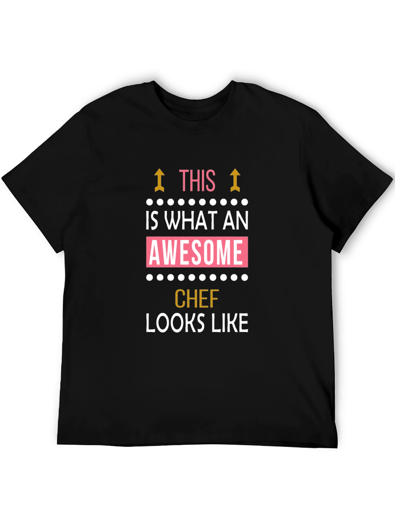 Awesome Chef Graphic Tee - Black T-Shirt