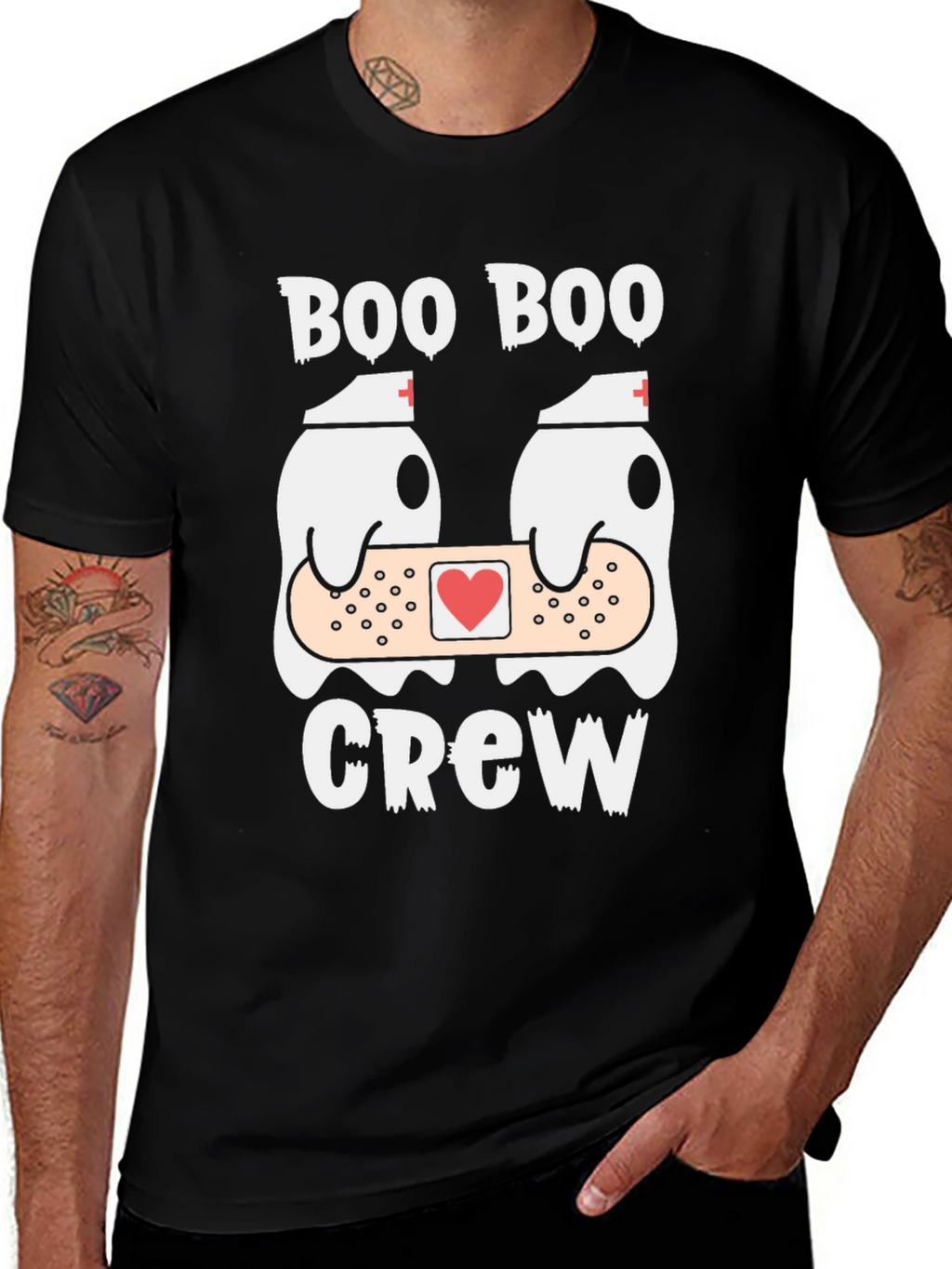 Boo Boo Crew Halloween Nurse T-Shirt