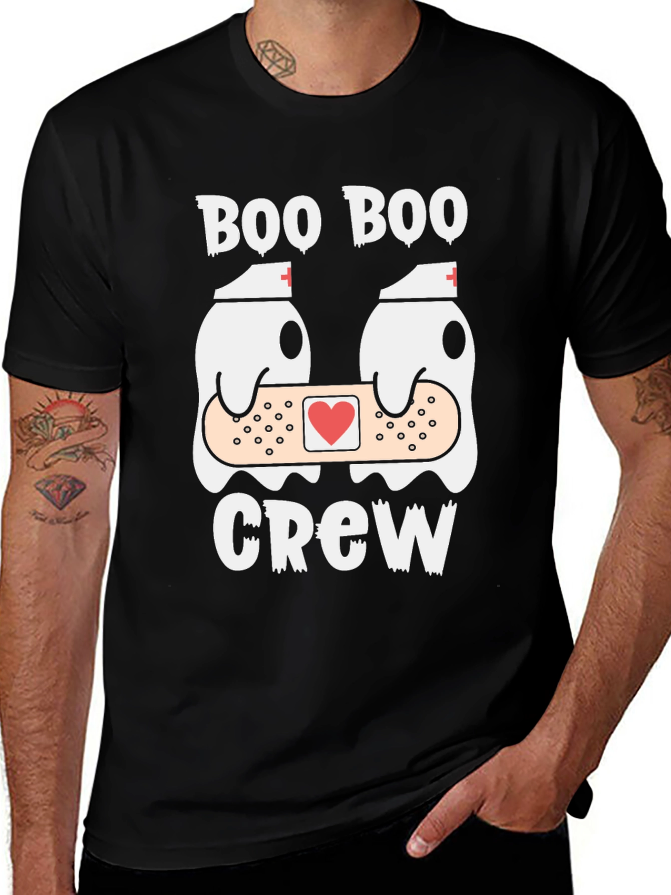 Boo Boo Crew Halloween Nurse T-Shirt