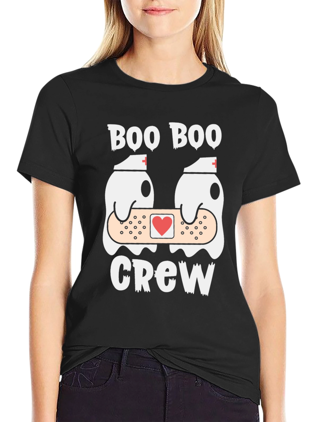 Boo Boo Crew Halloween Nurse T-Shirt