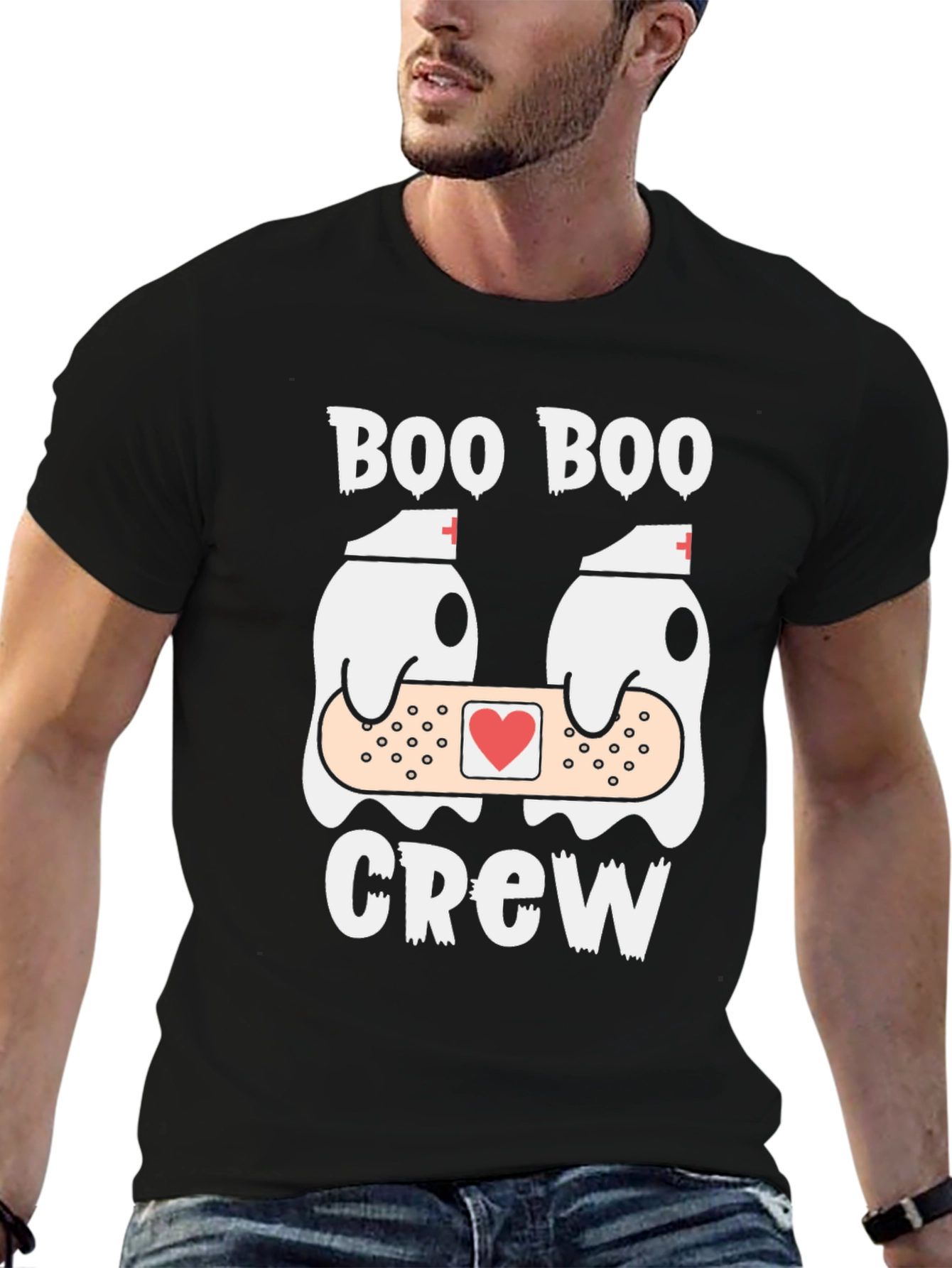 Boo Boo Crew Halloween Nurse T-Shirt