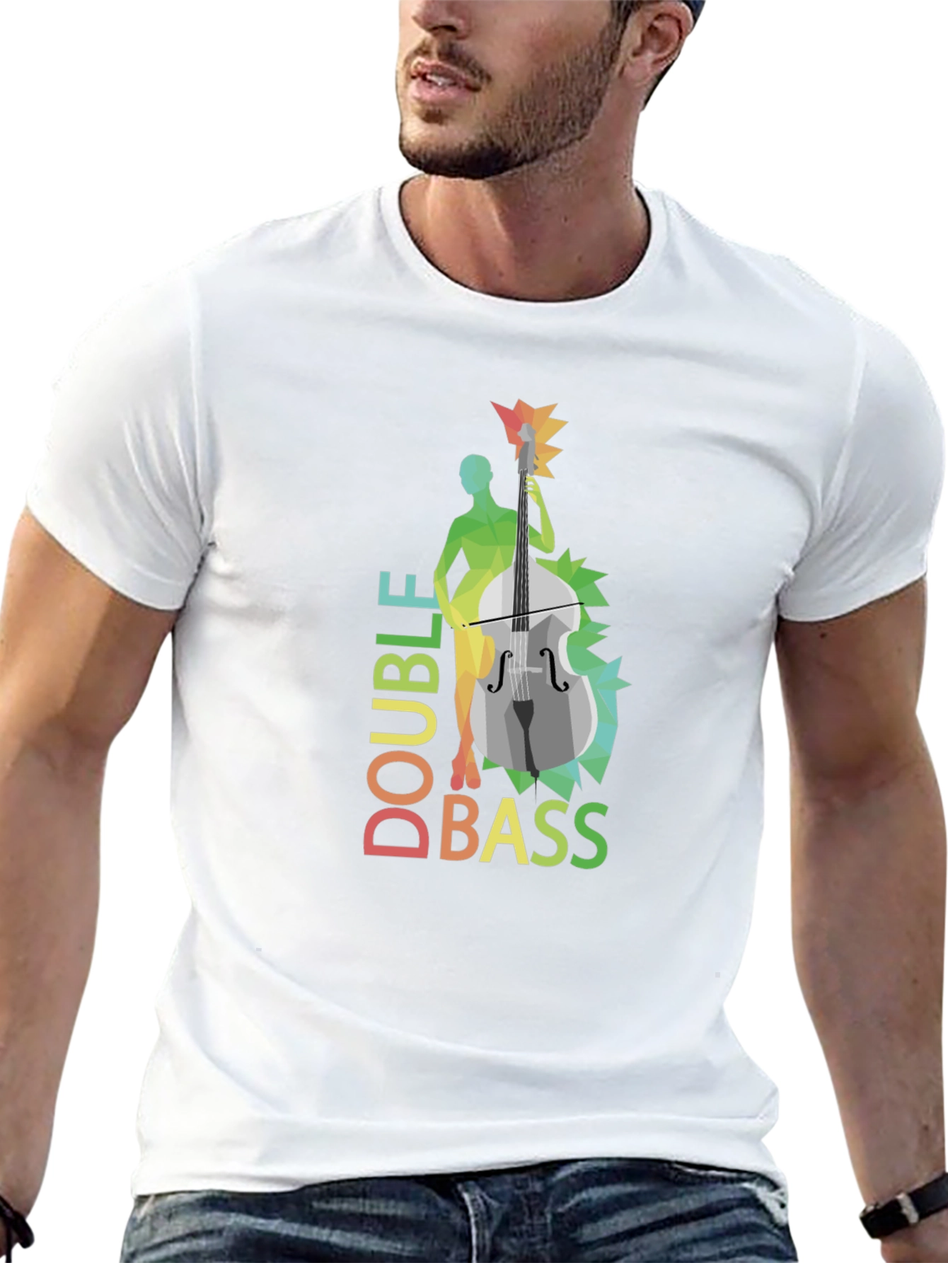 Double Bass Player Graphic T-Shirt