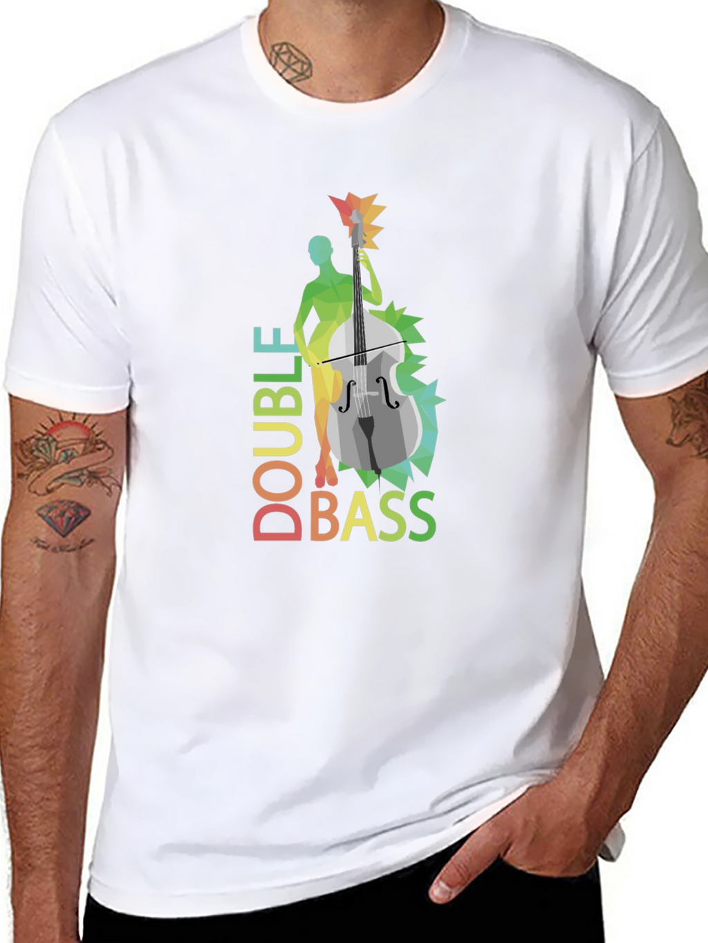 Double Bass Player Graphic T-Shirt