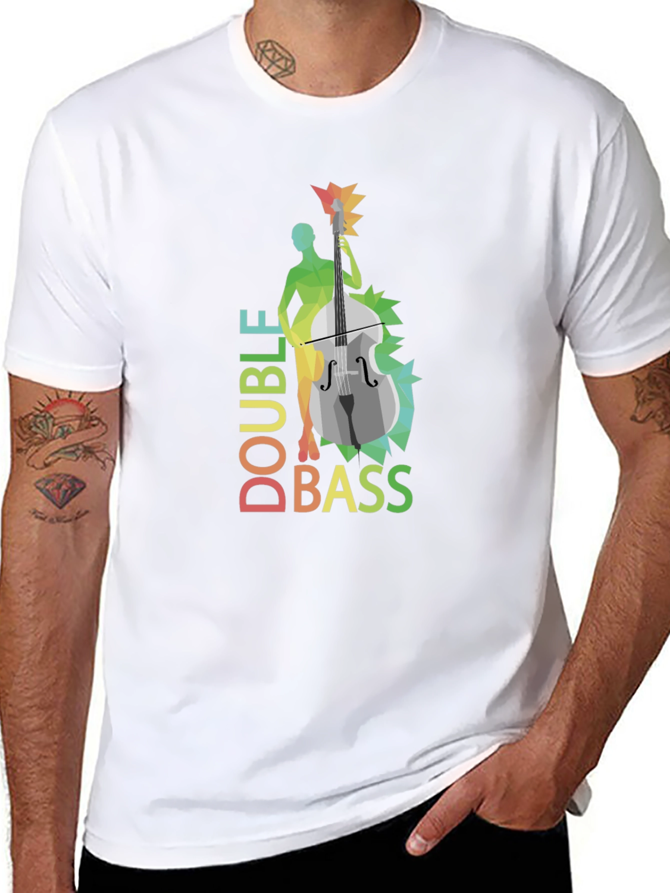 Double Bass Player Graphic T-Shirt