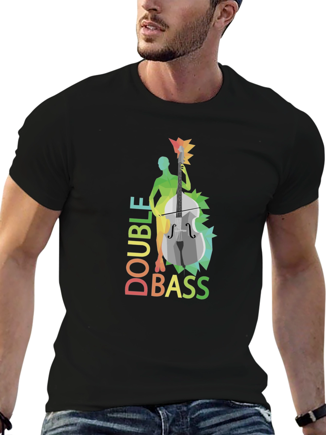 Double Bass Player Graphic T-Shirt