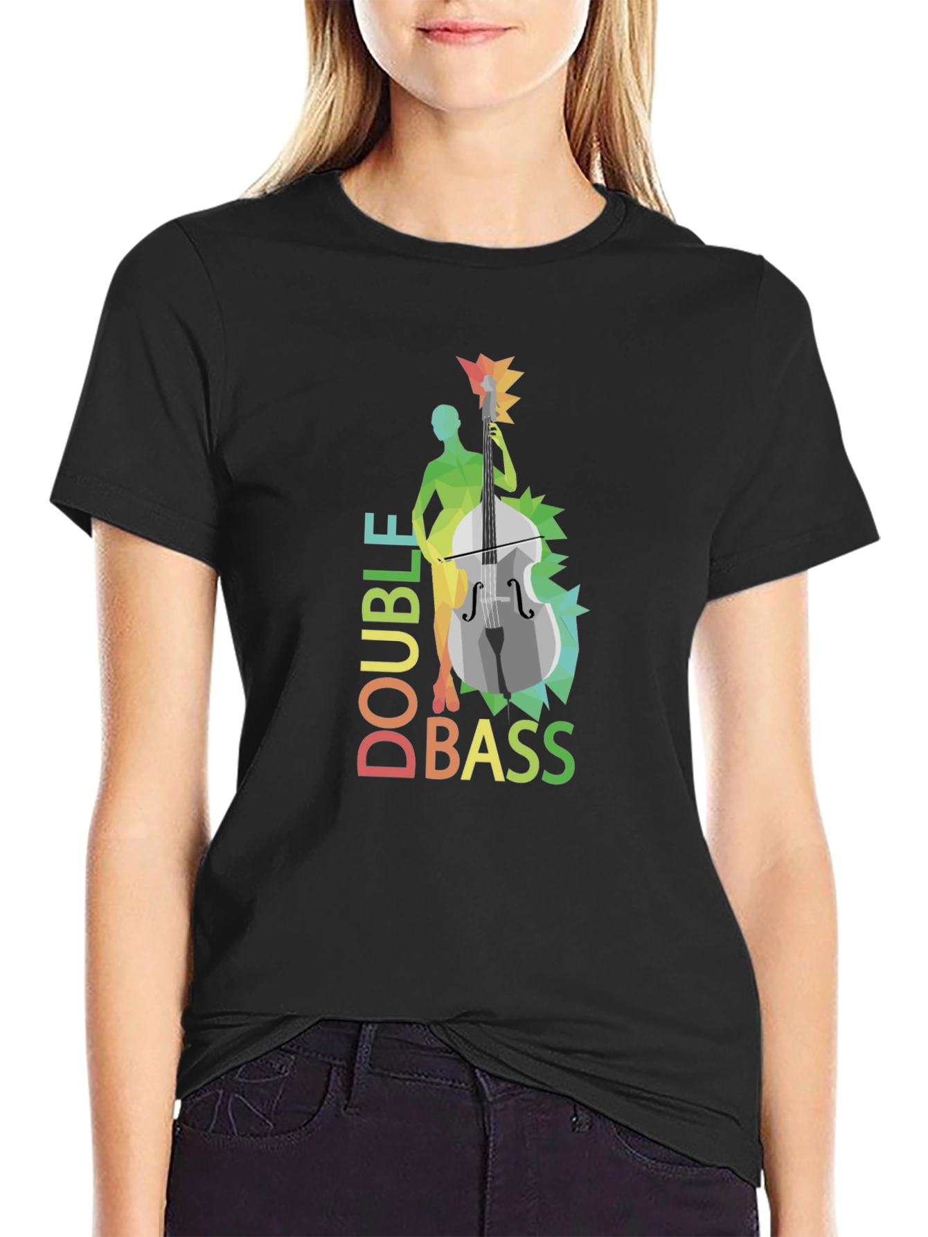 Double Bass Player Graphic T-Shirt