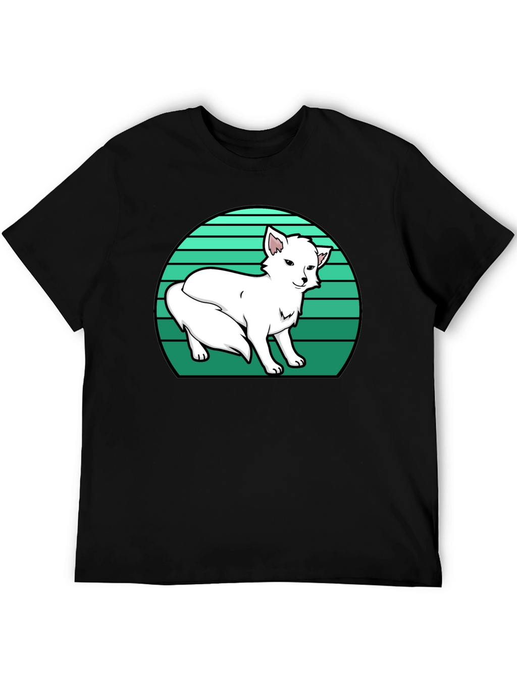 Arctic Fox T-Shirt - Retro Style Design