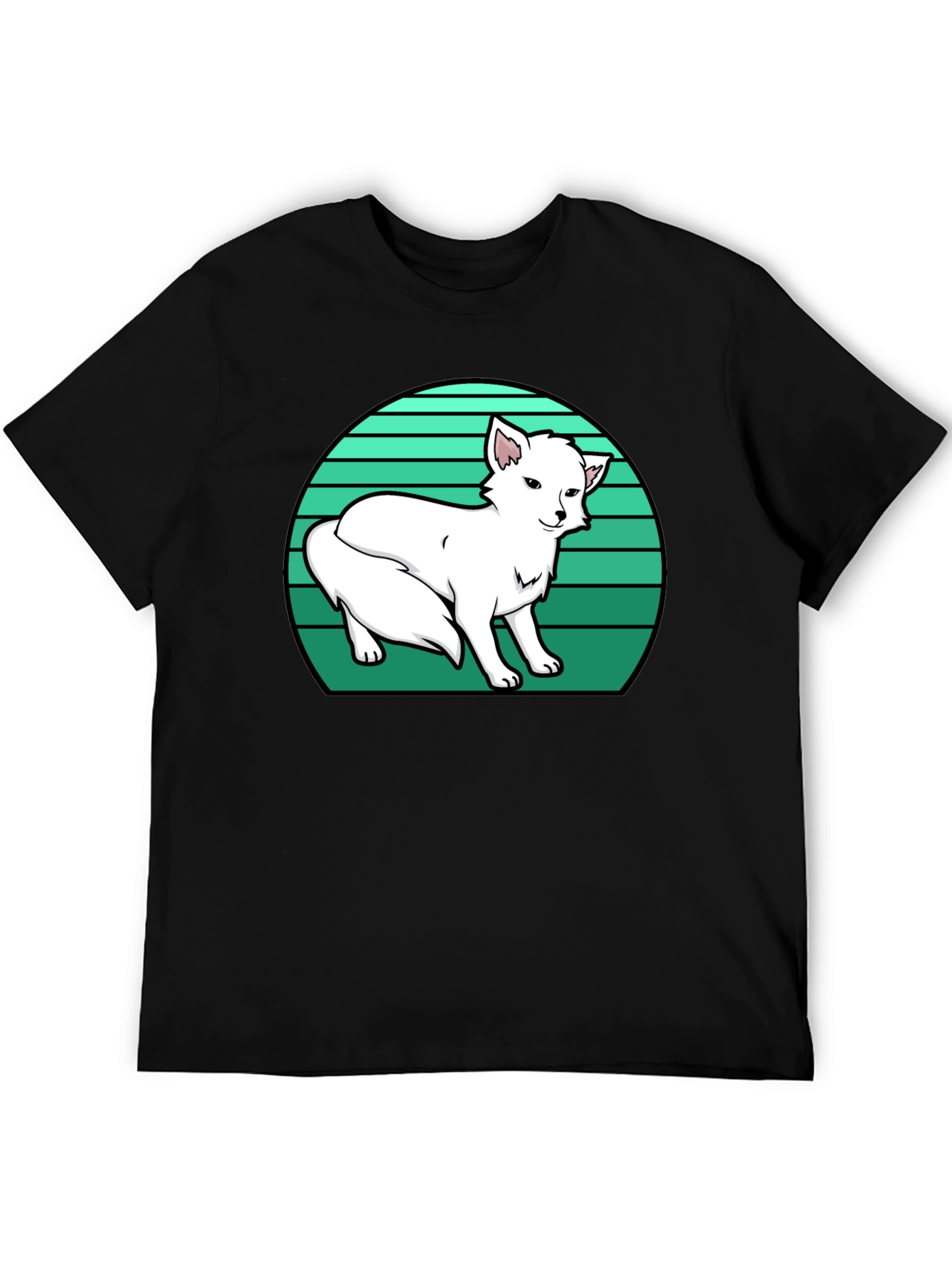 Arctic Fox T-Shirt - Retro Style Design