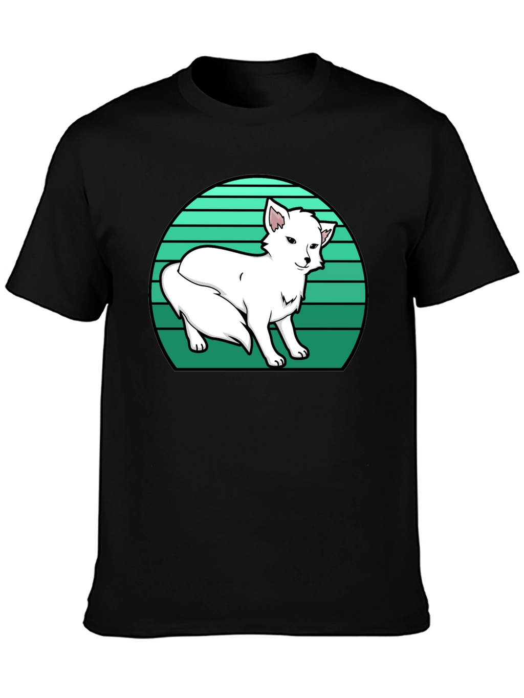Arctic Fox T-Shirt - Retro Style Design