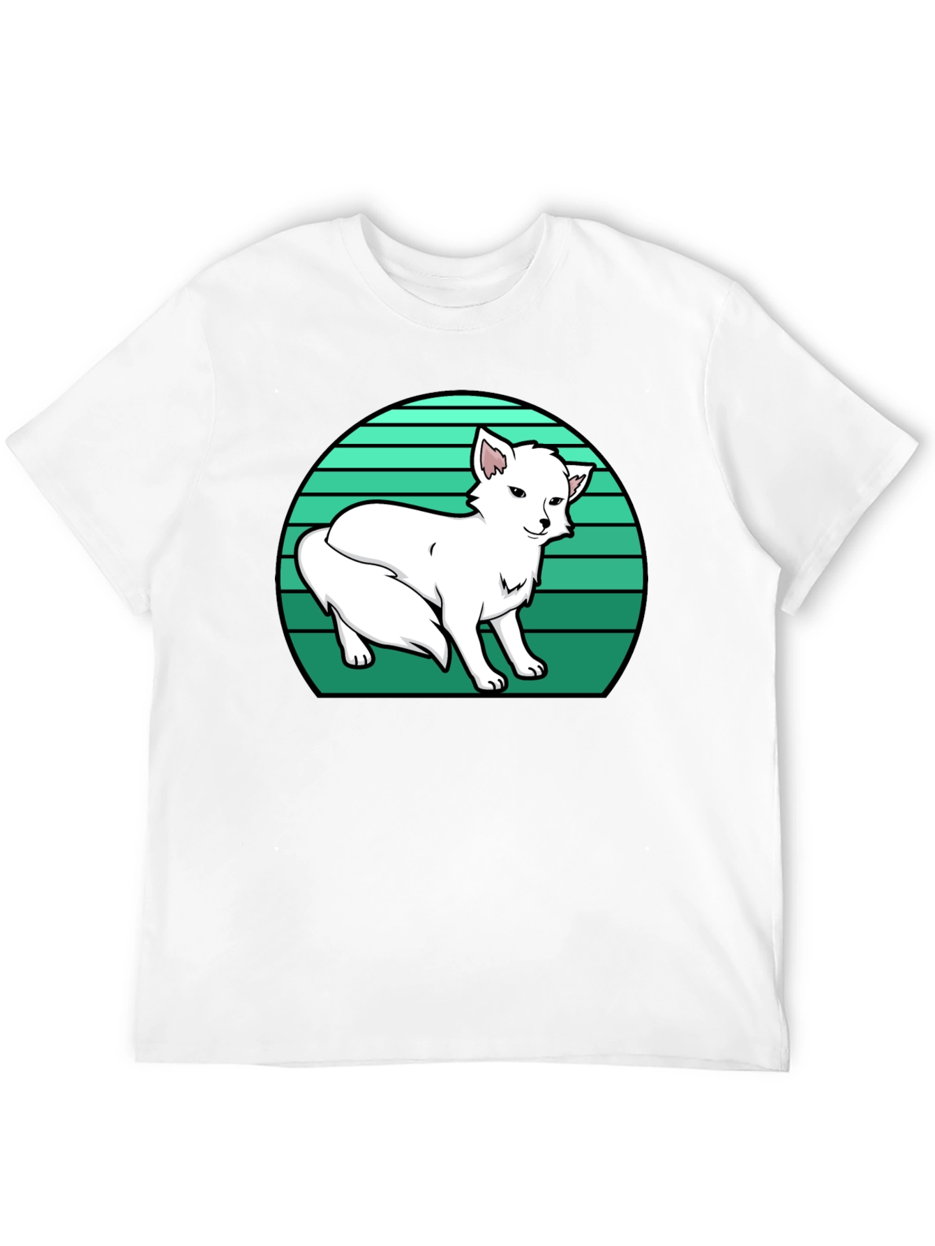 Arctic Fox T-Shirt - Retro Style Design