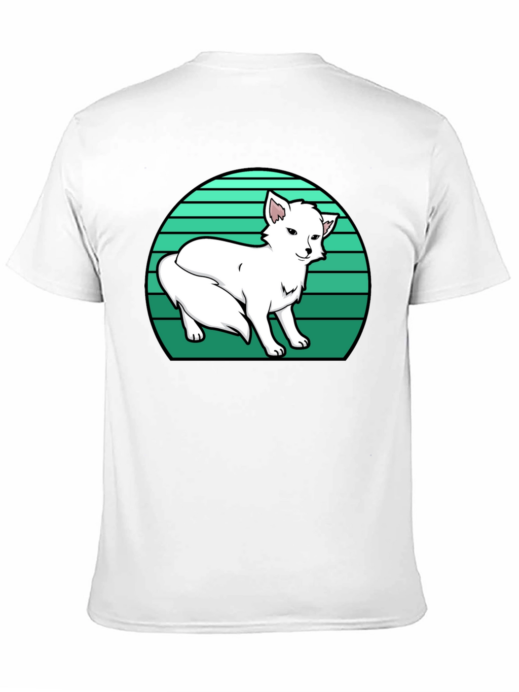 Arctic Fox T-Shirt - Retro Style Design