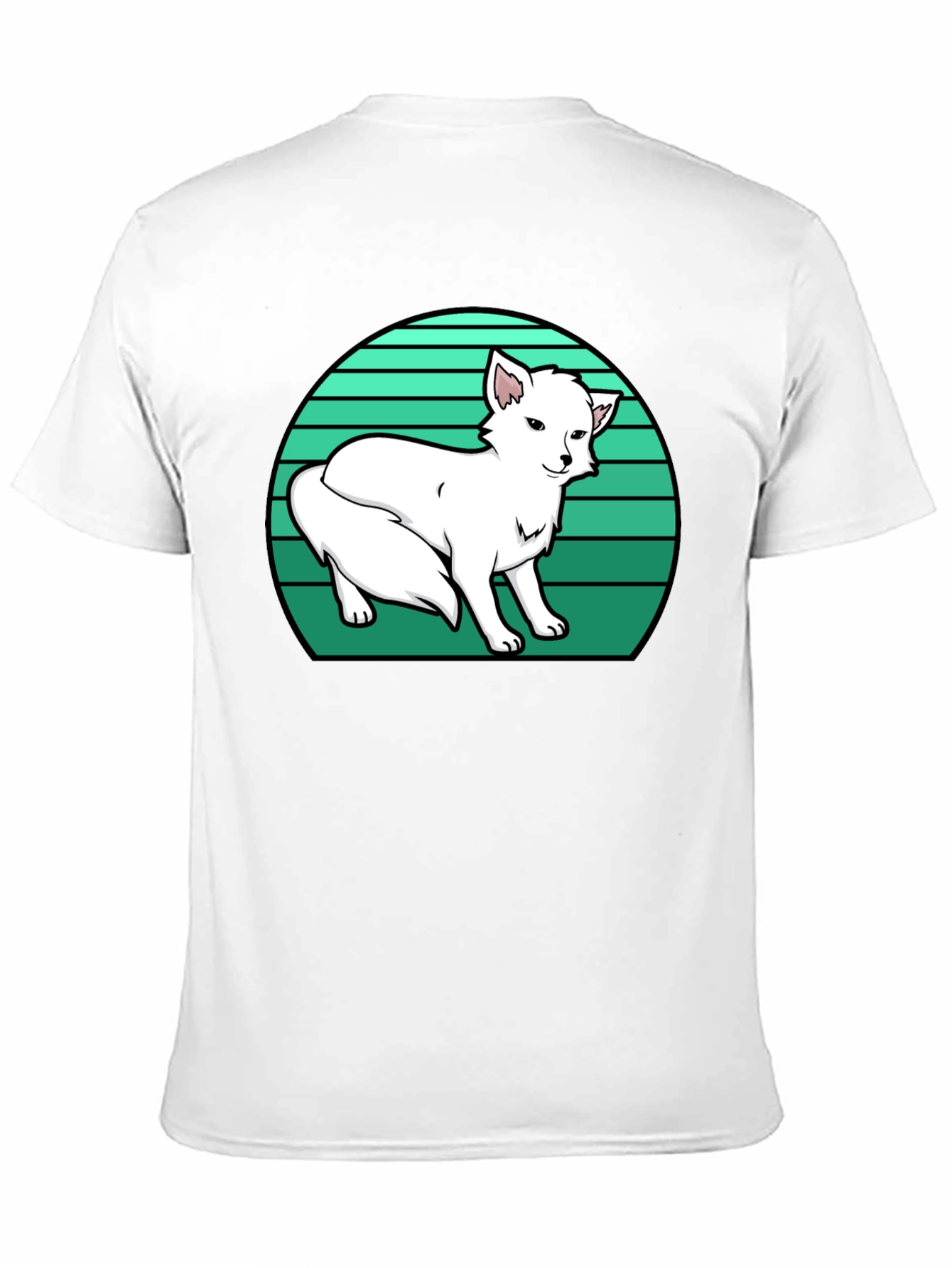 Arctic Fox T-Shirt - Retro Style Design